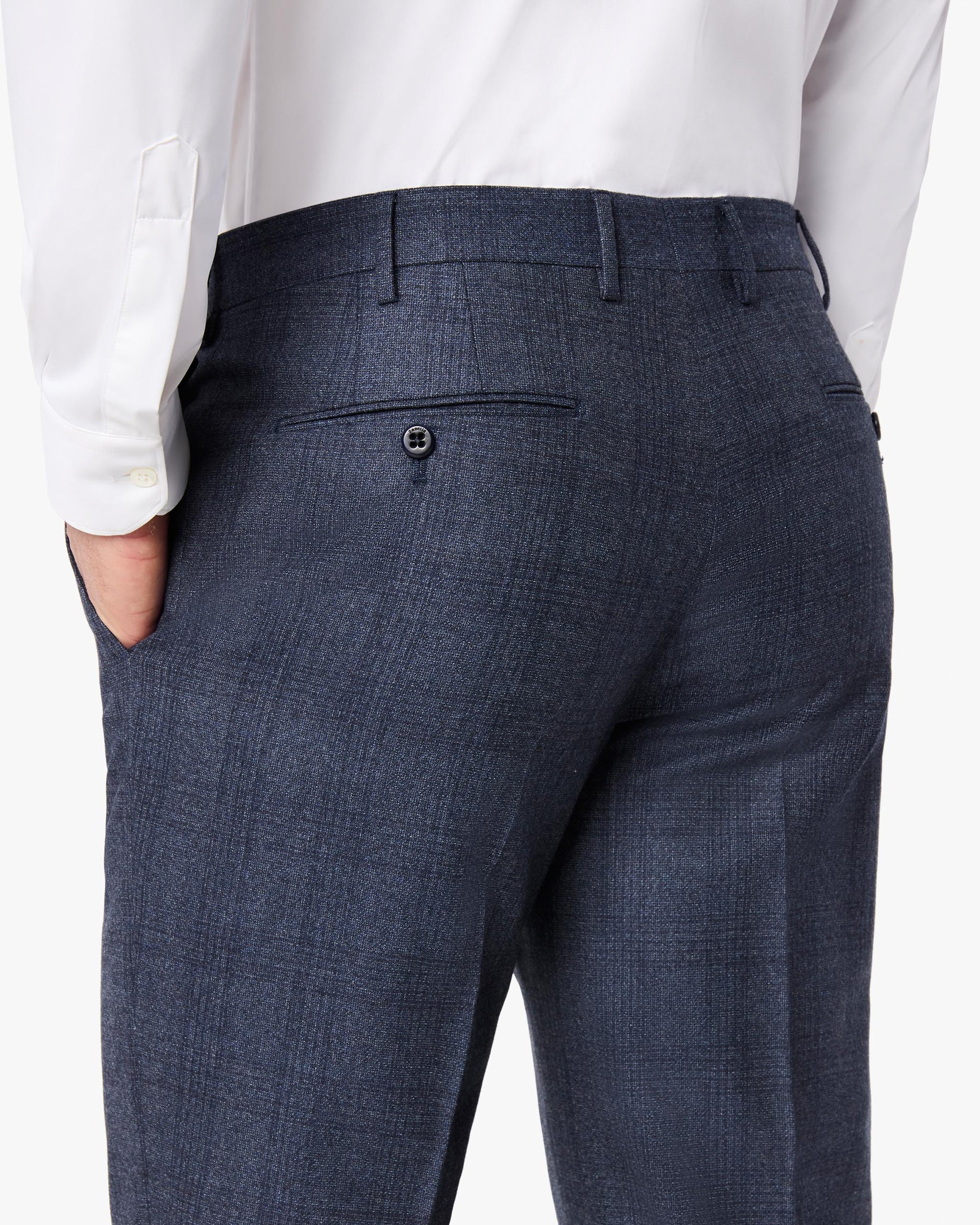 Parker Super 120s Flannel Trouser