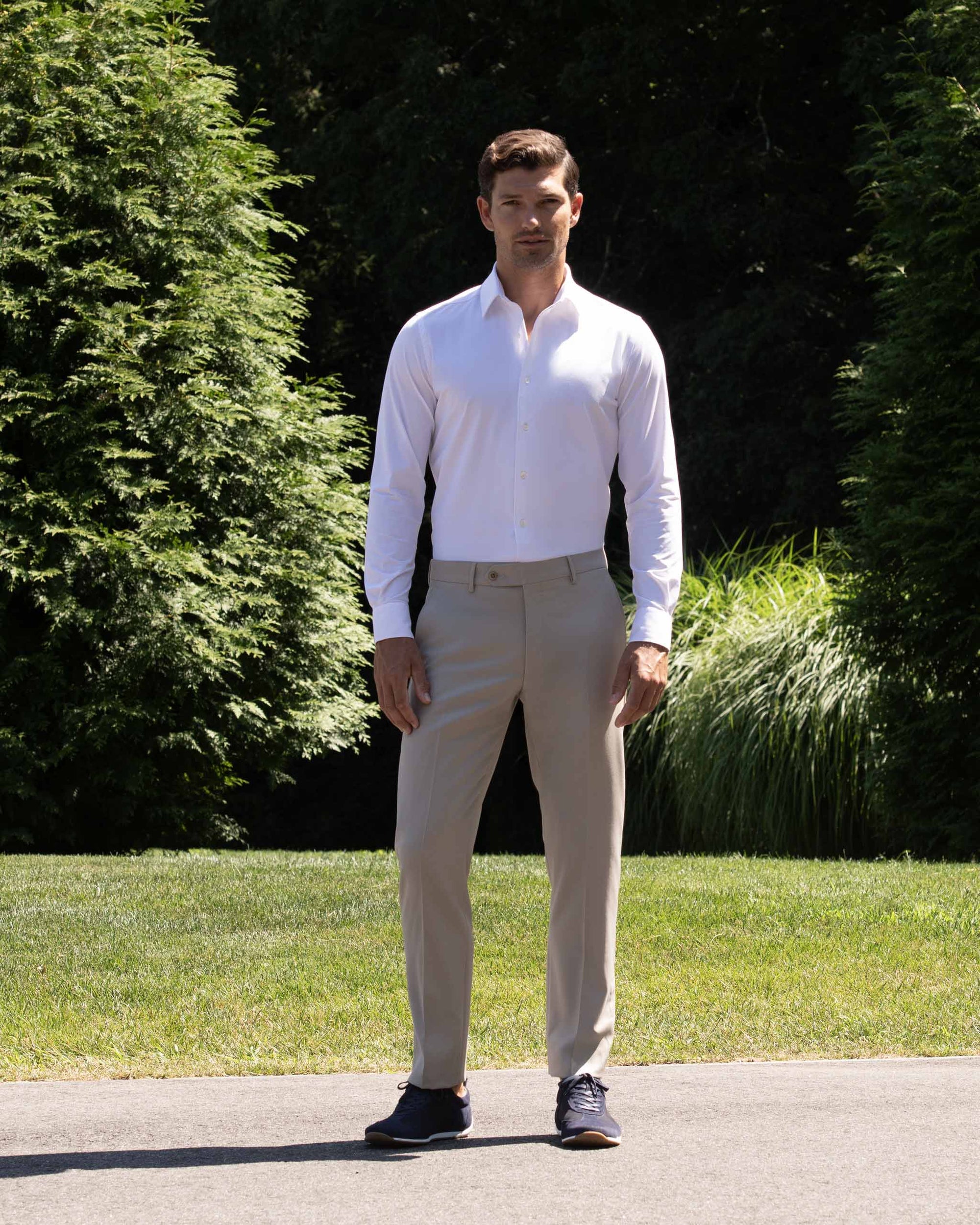 Noah Super 110s Serge Trouser