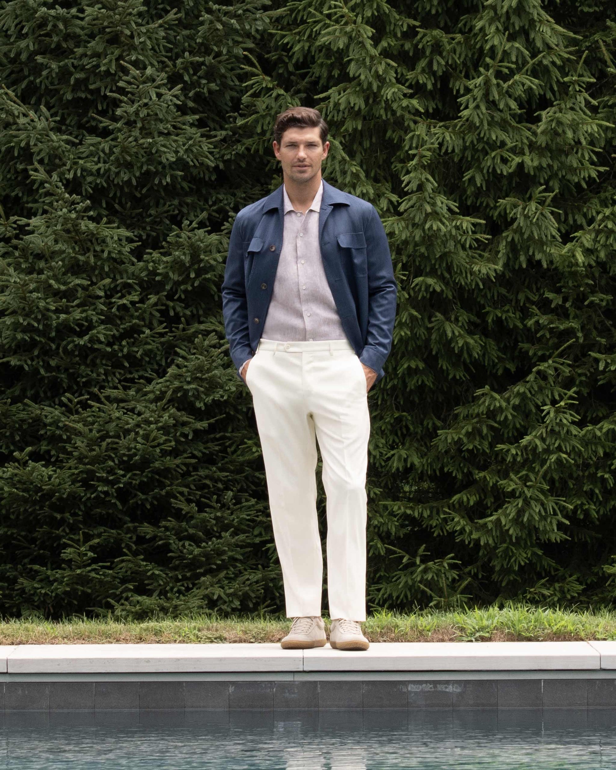 Devon Super 110s Serge Trouser