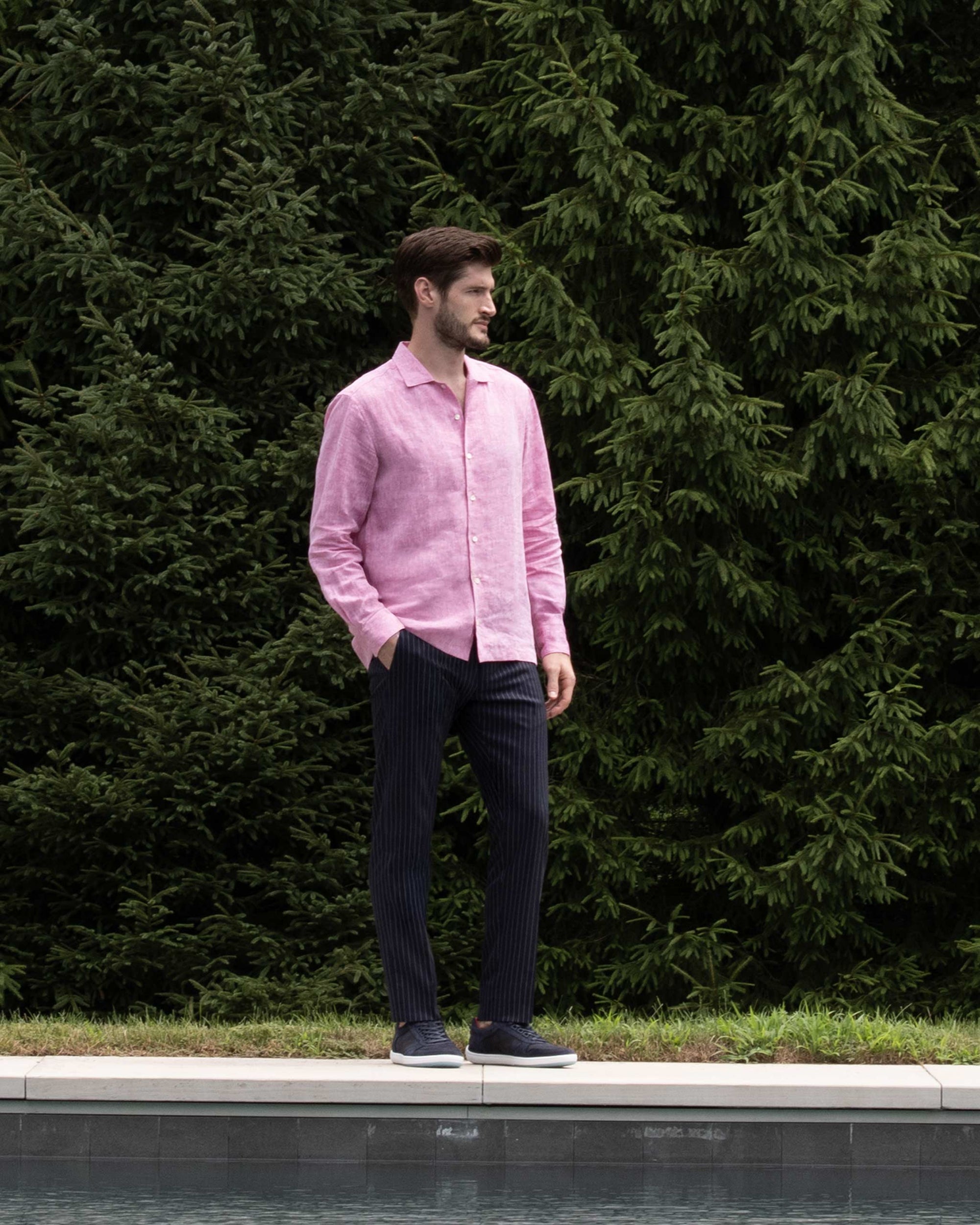 Noah Wool Cotton Trouser