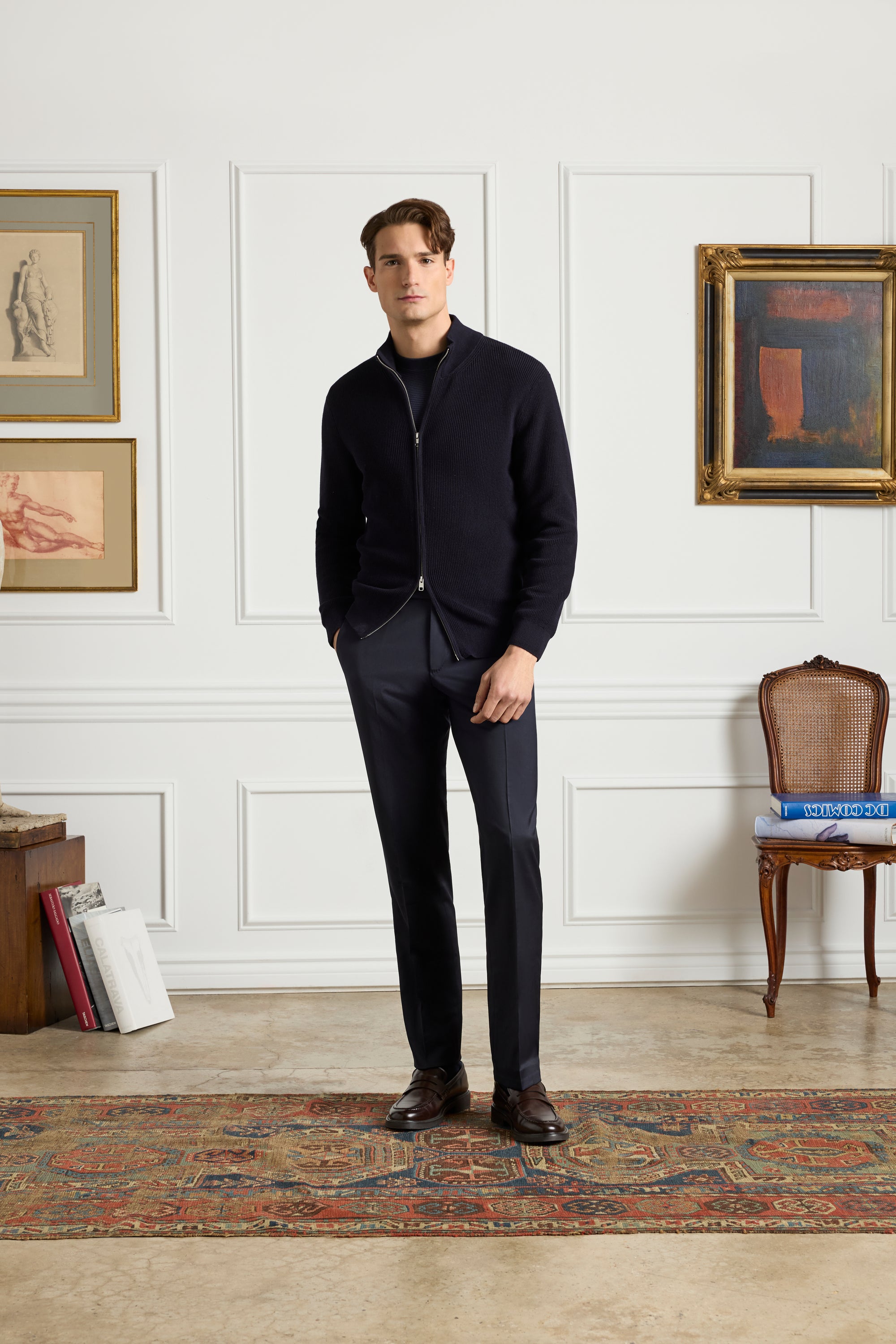 Parker Platinum Super 130s Gab Trouser