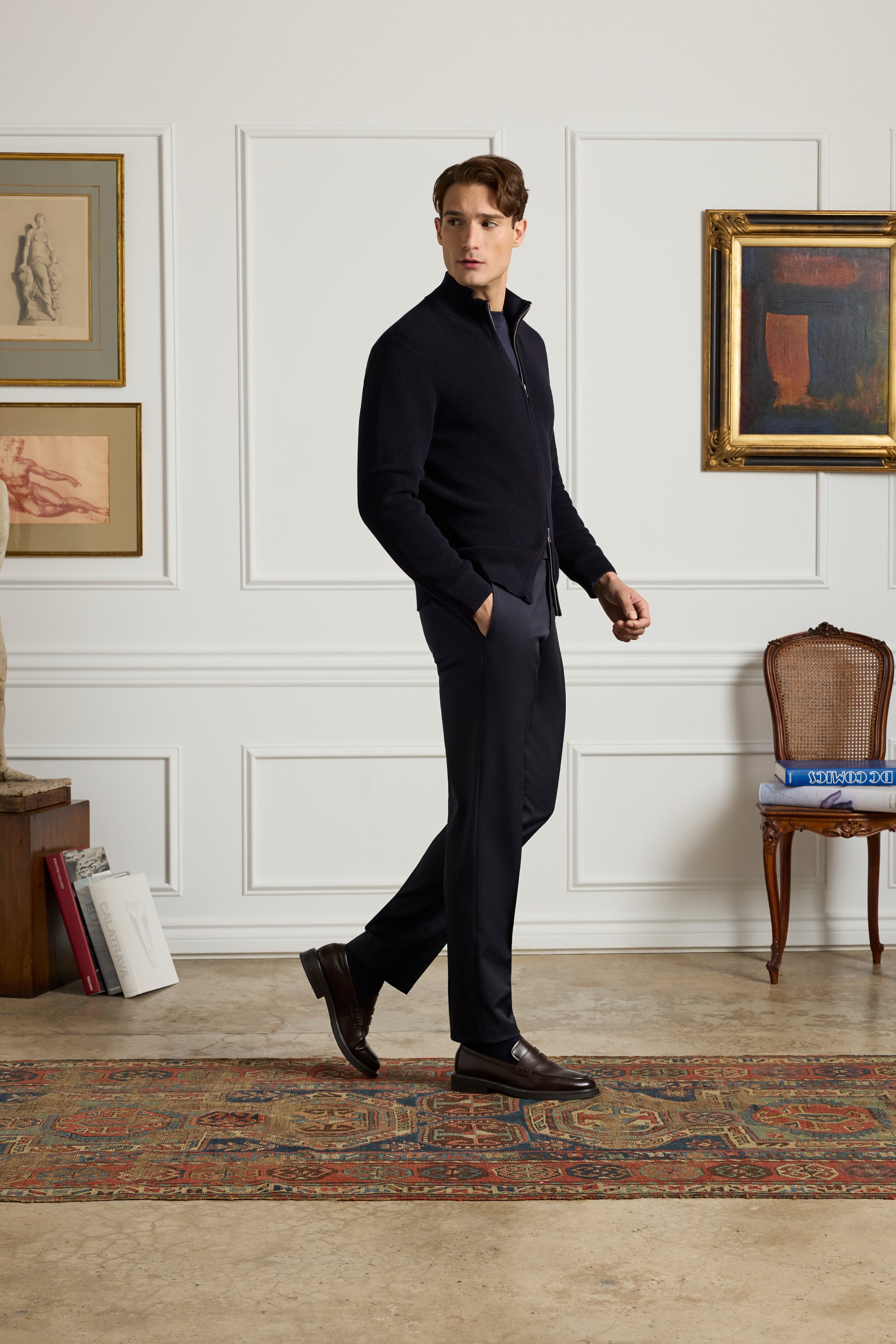 Parker Platinum Super 130s Gab Trouser