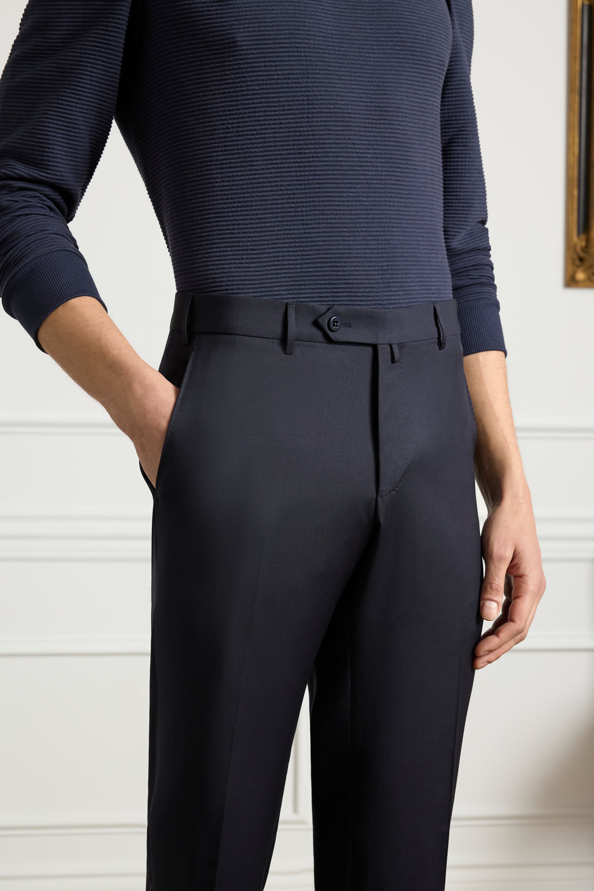 Parker Platinum Super 130s Gab Trouser