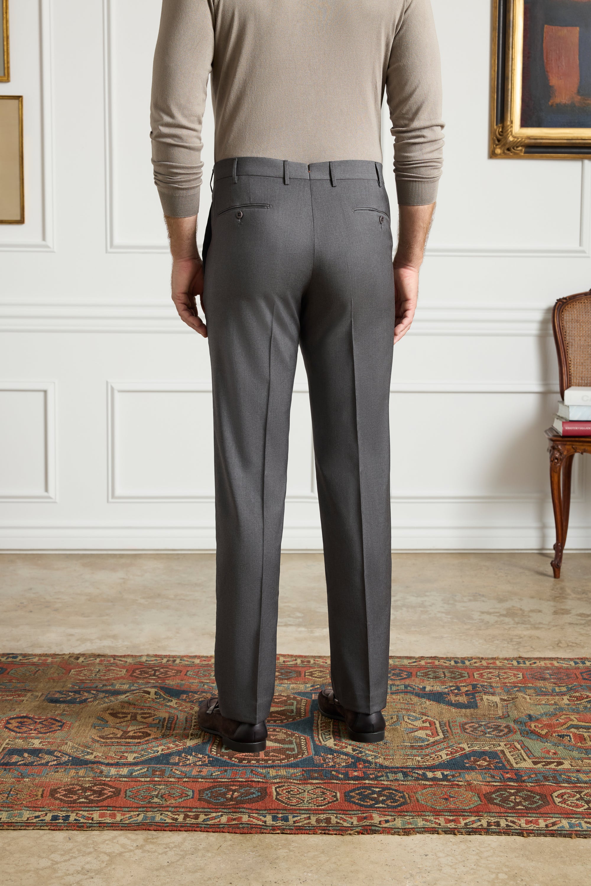 Parker Platinum Super 130s Gab Trouser