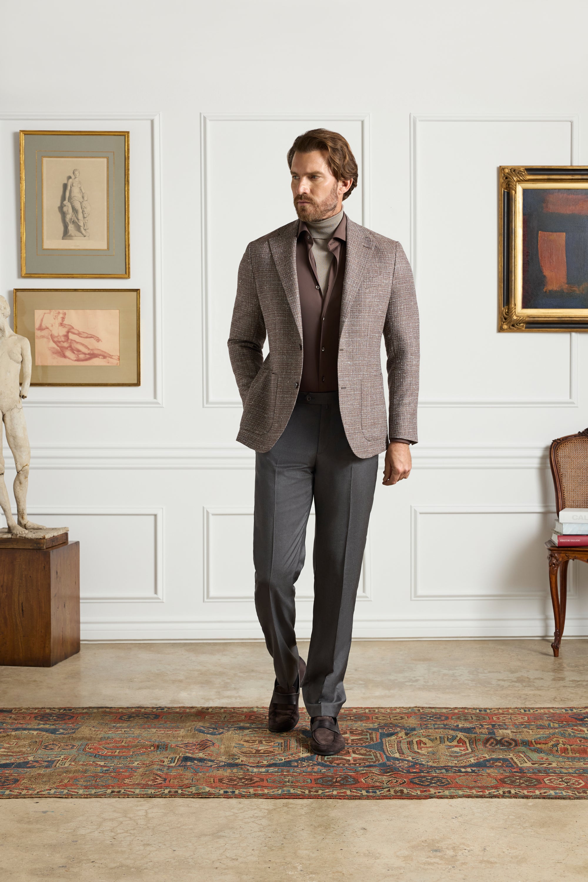 Parker Platinum Super 130s Gab Trouser
