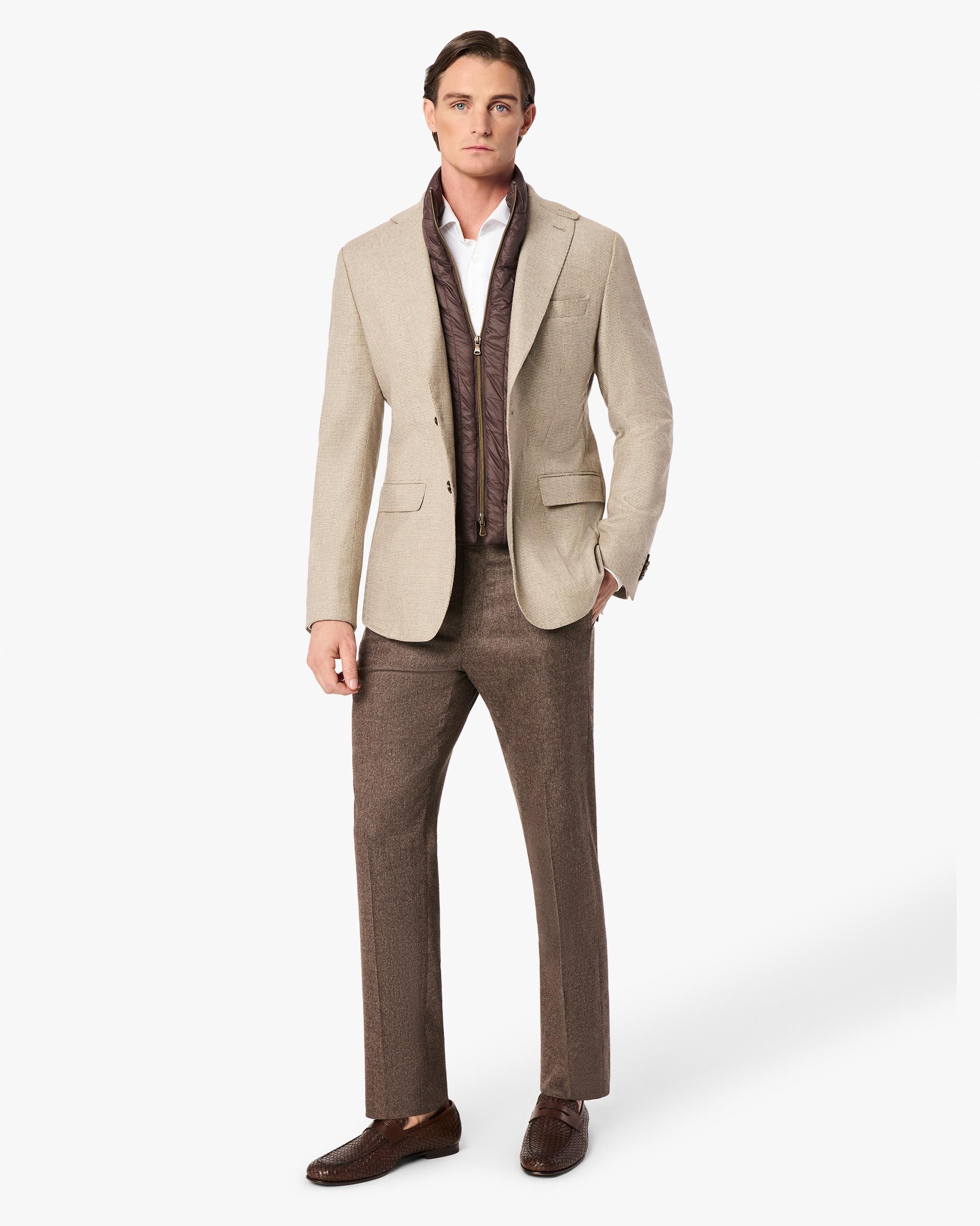 Devon Stretch Wool Cashmere 120s Trouser