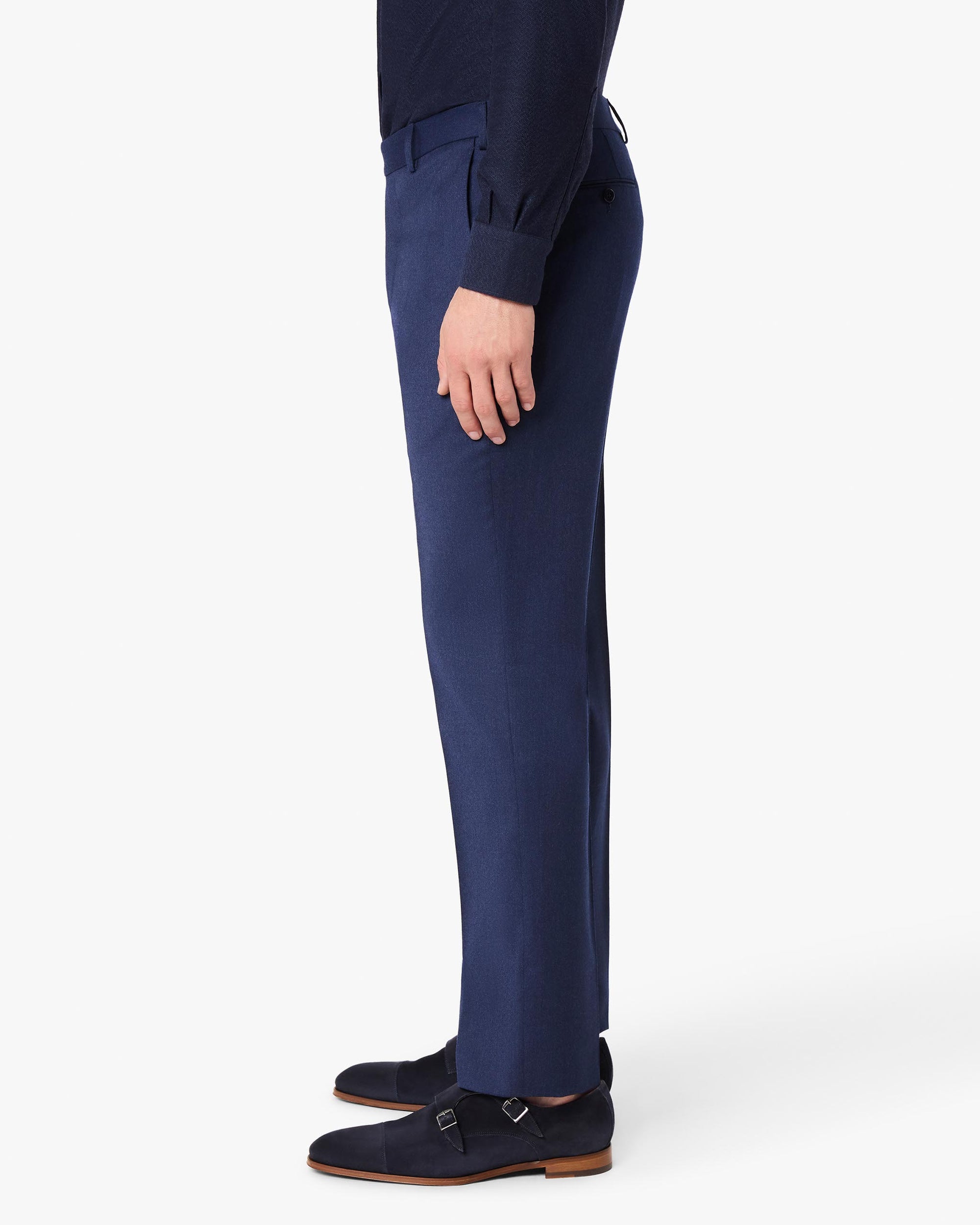 Parker 110s Light Stretch Flannel Trouser