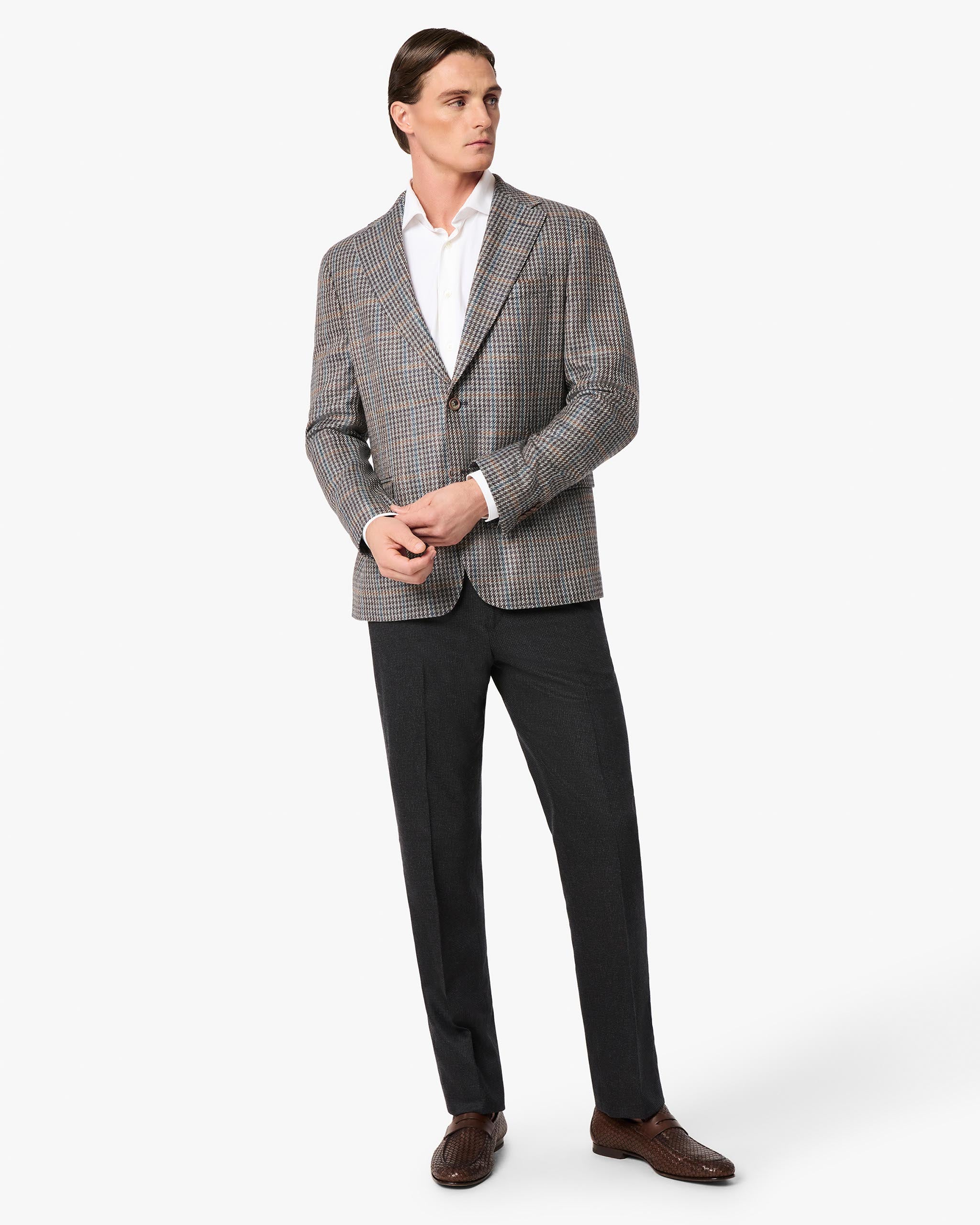 Devon Stretch Wool Cashmere Trouser