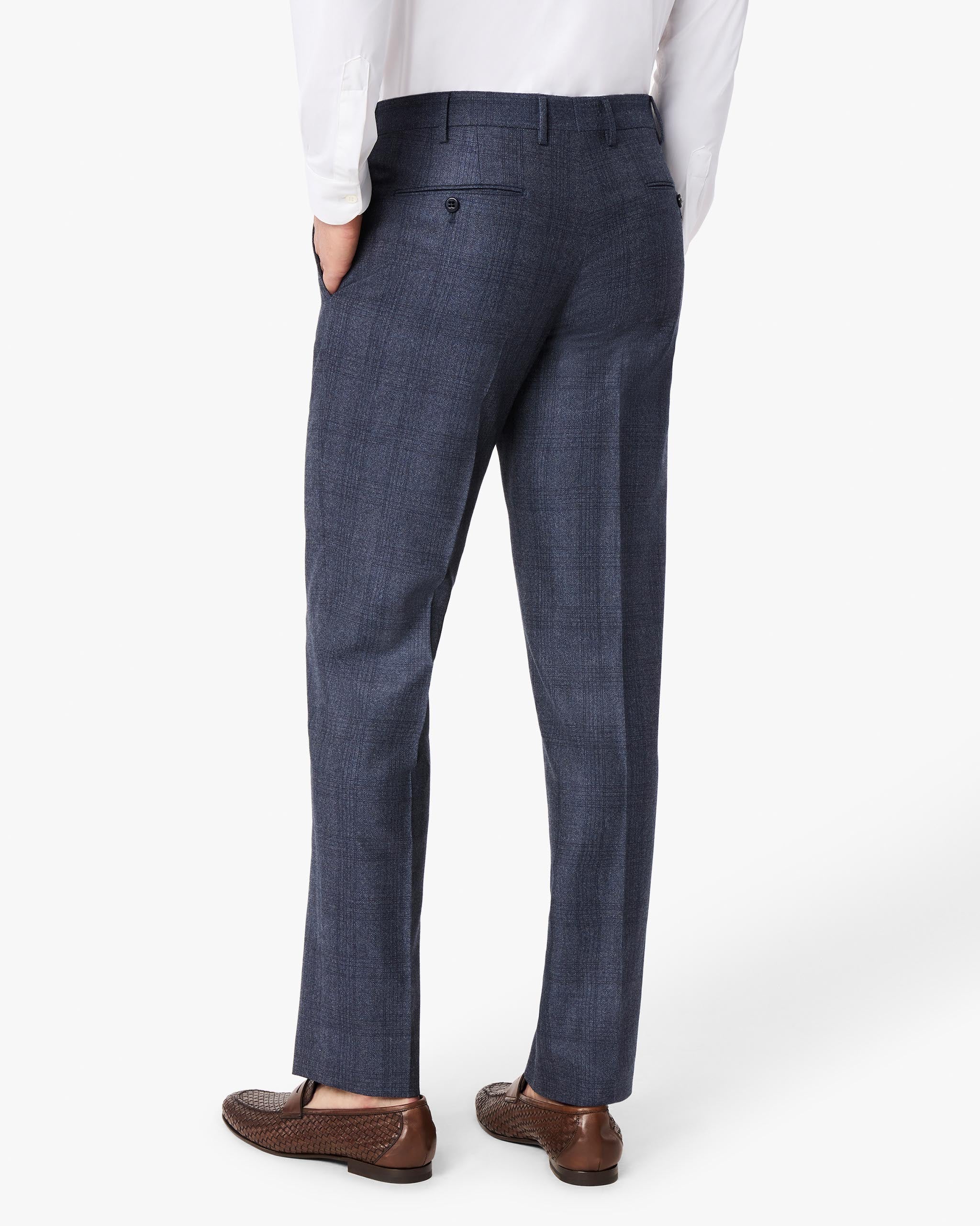 Parker Super 120s Flannel Trouser