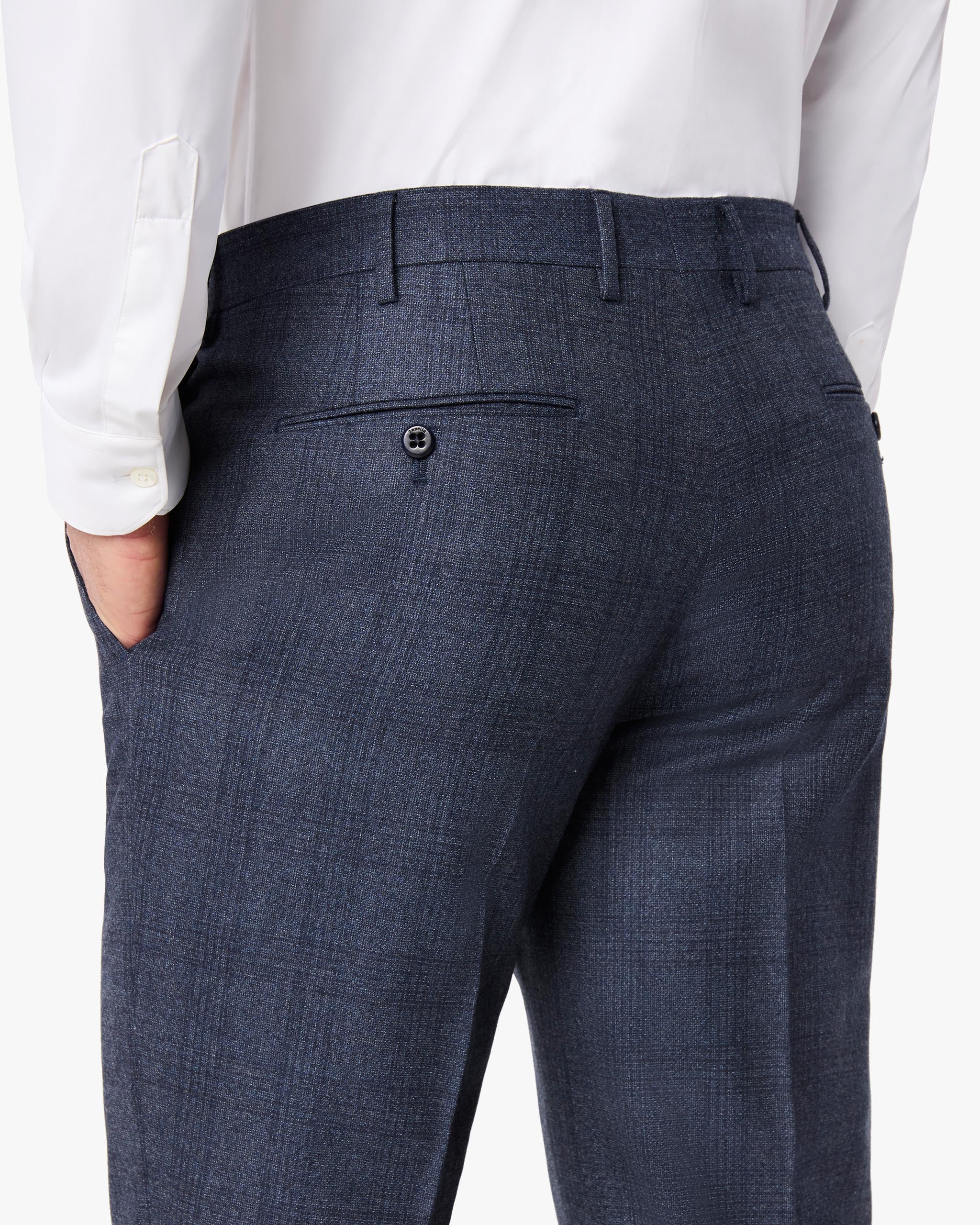 Parker Super 120s Flannel Trouser