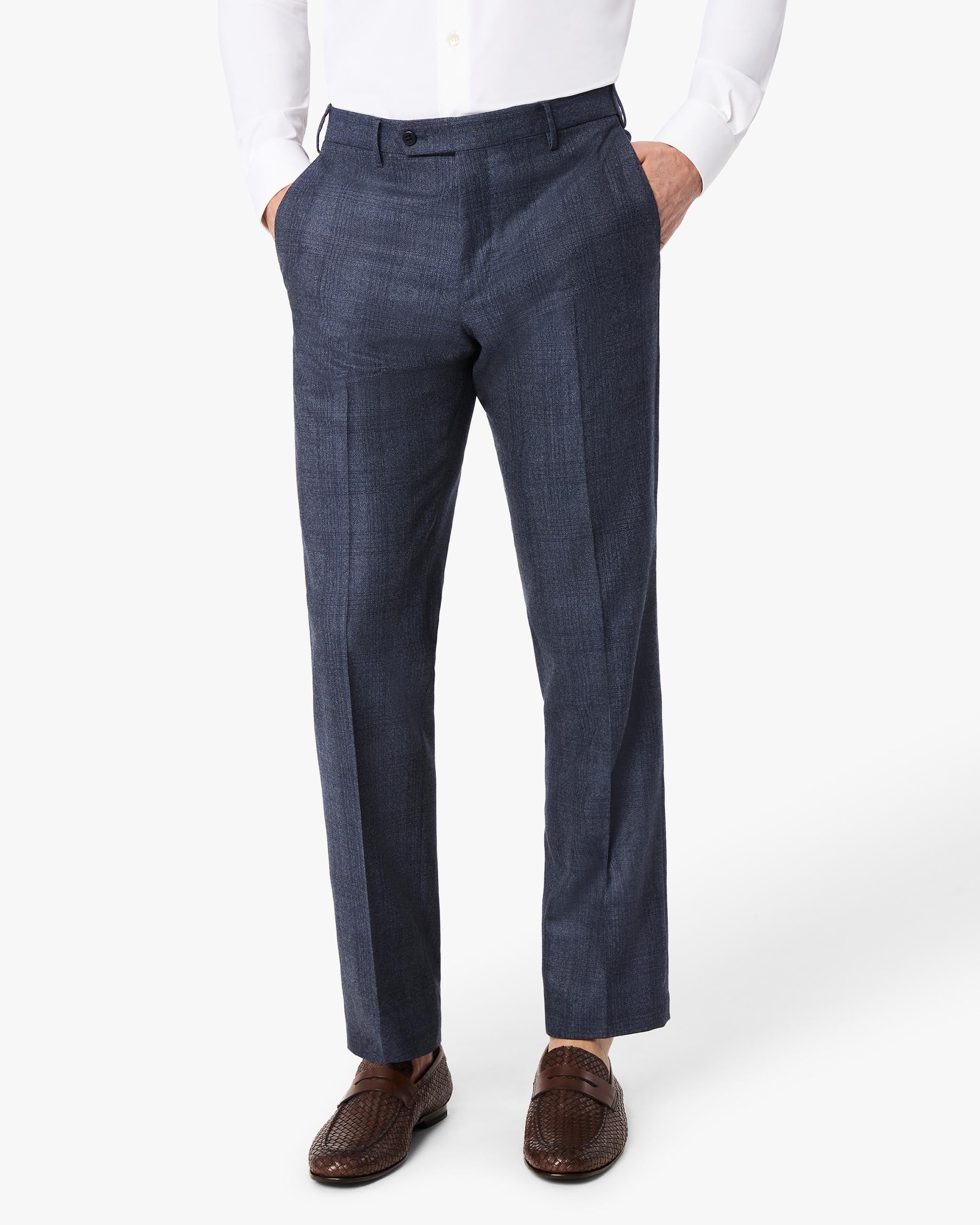 Parker Super 120s Flannel Trouser