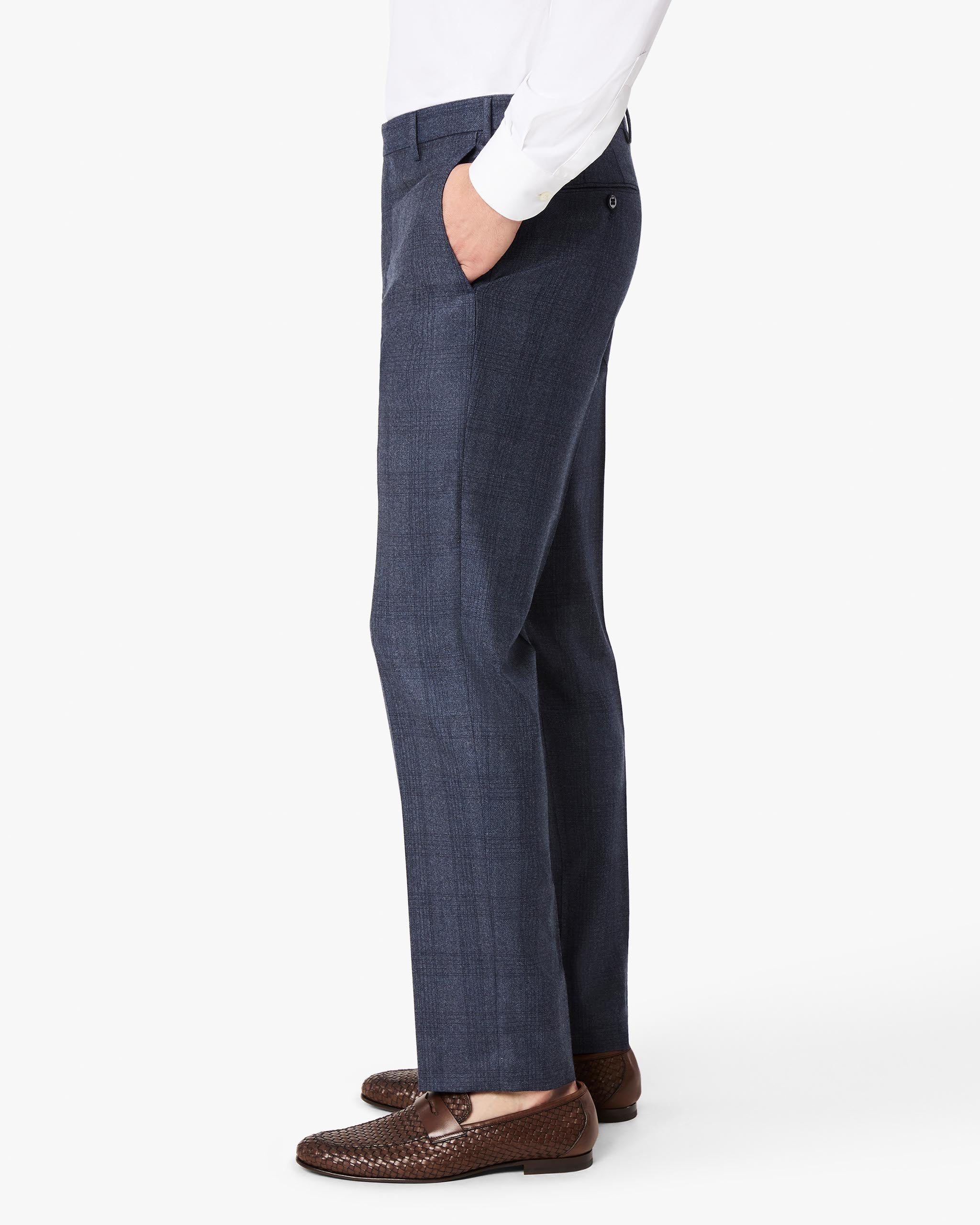 Parker Super 120s Flannel Trouser