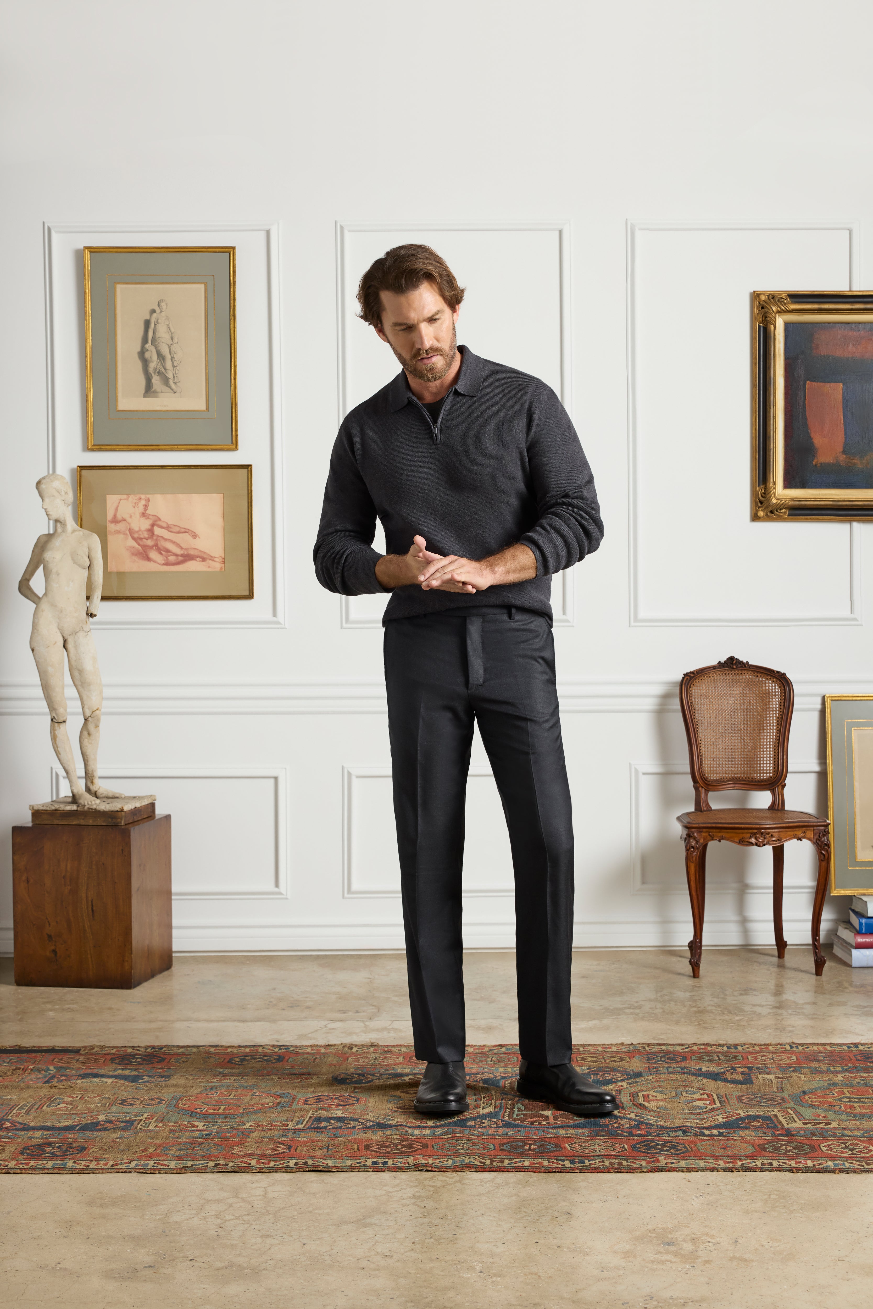 Devon Super 110s Serge Trouser