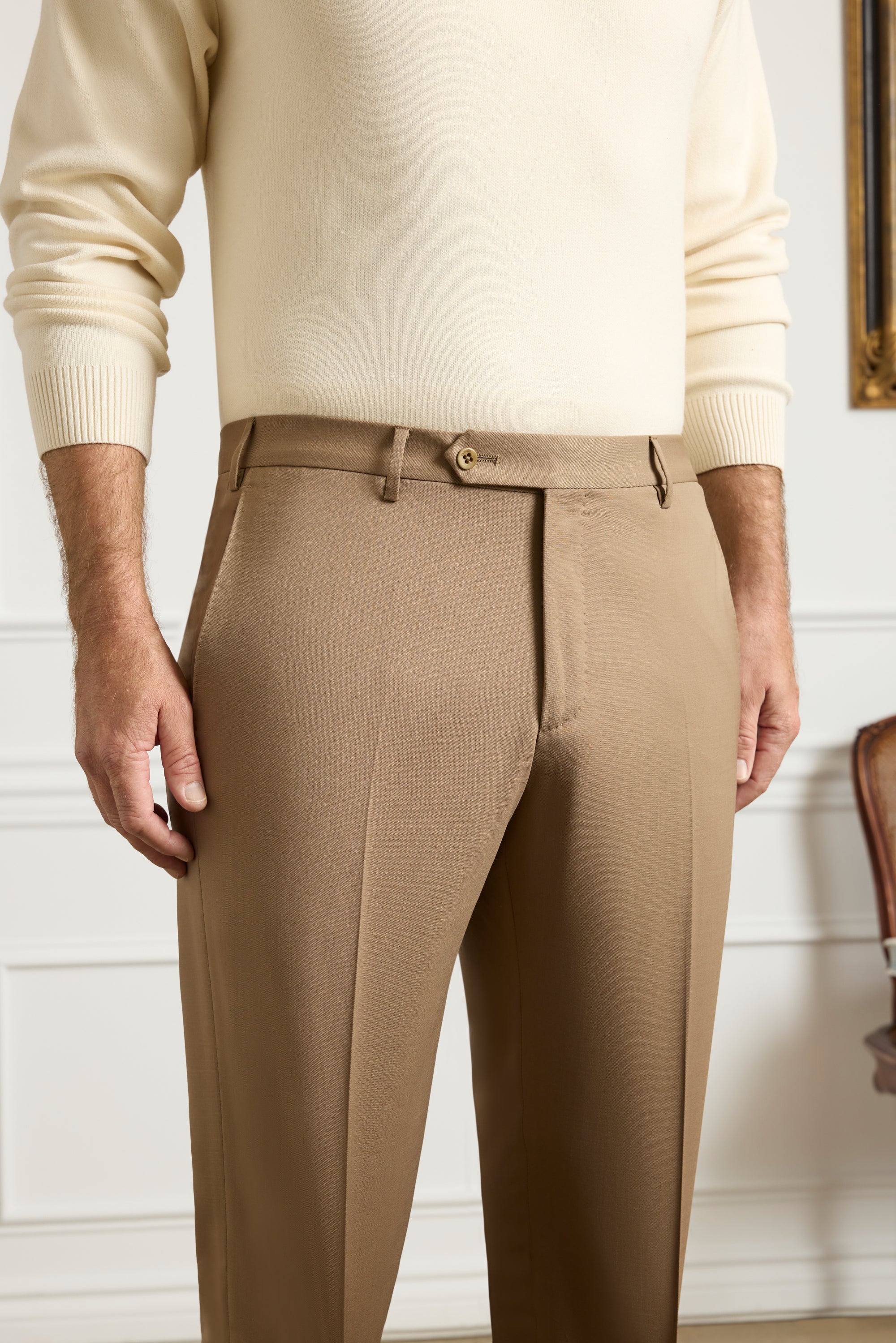 Parker Platinum Super 130s Gab Trouser
