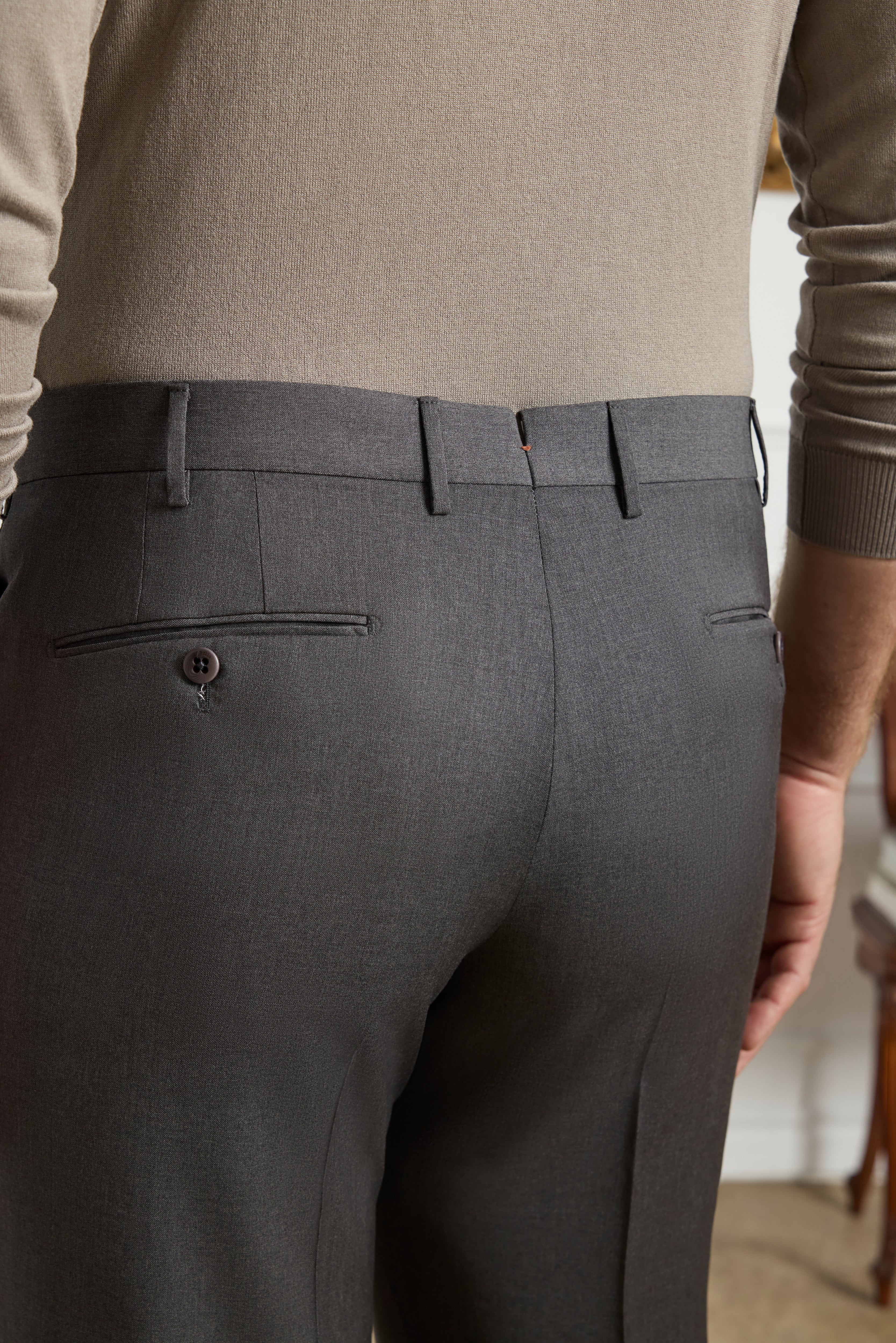 Parker Platinum Super 130s Gab Trouser