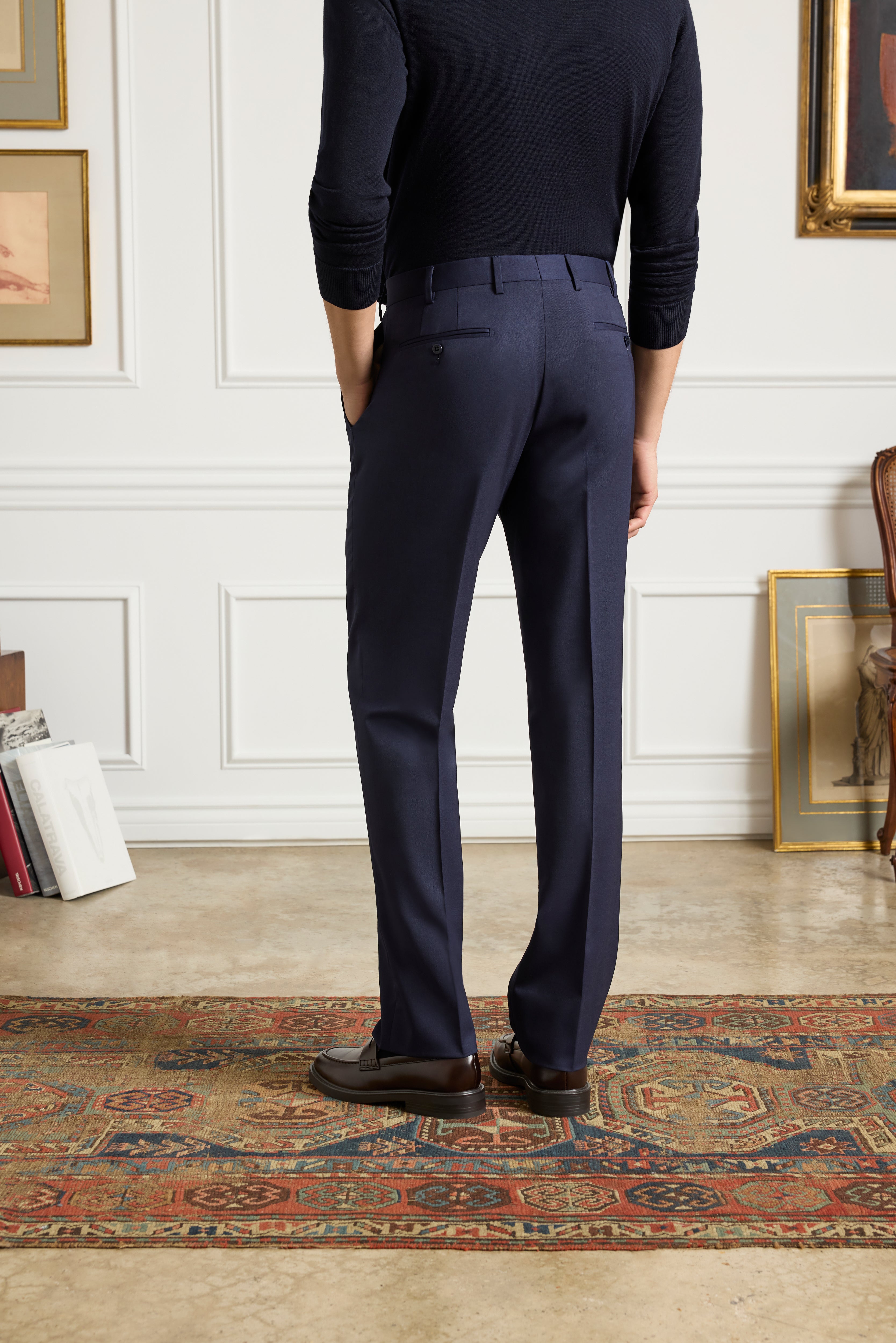 Devon Super 110s Serge Trouser