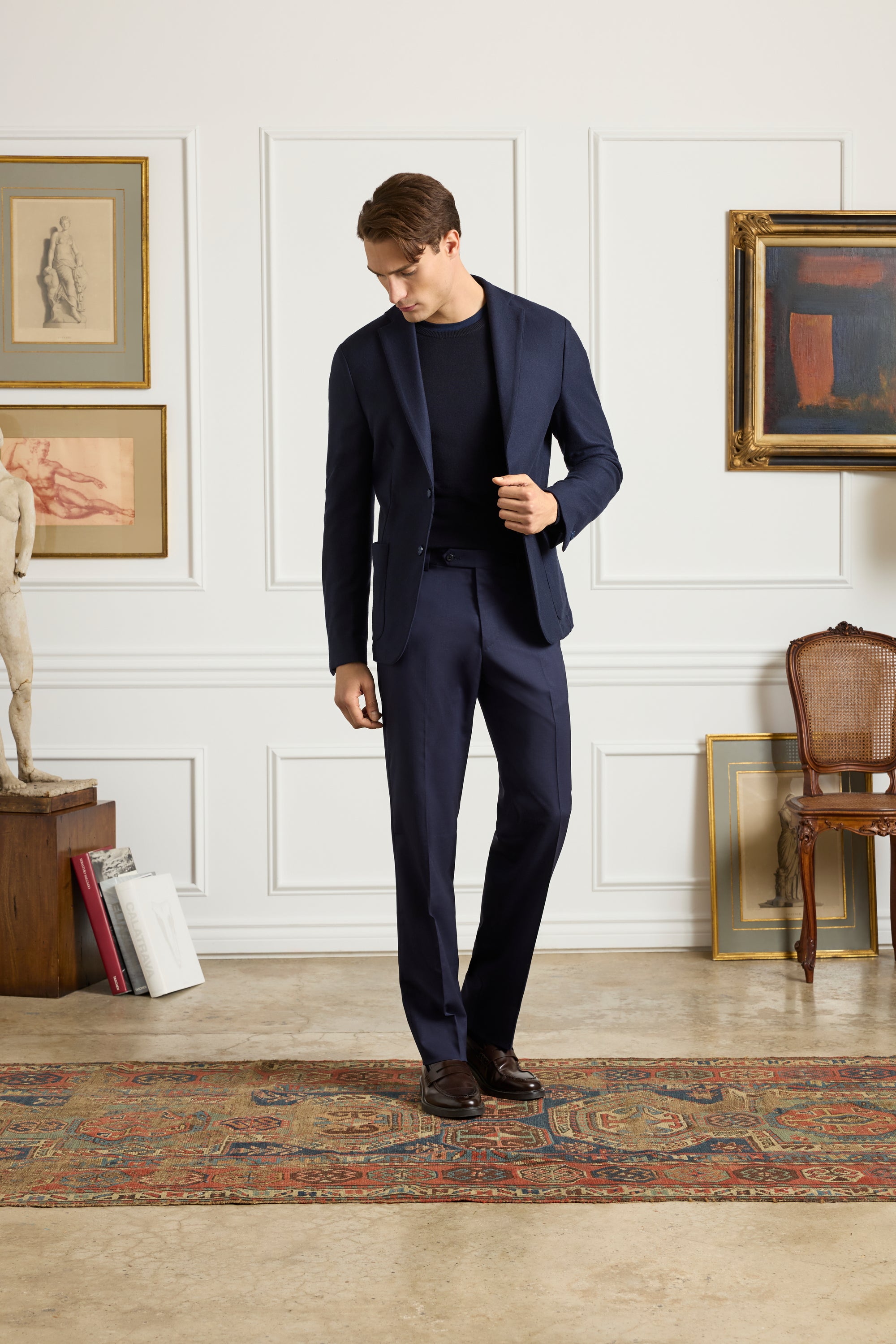 Devon Super 110s Serge Trouser