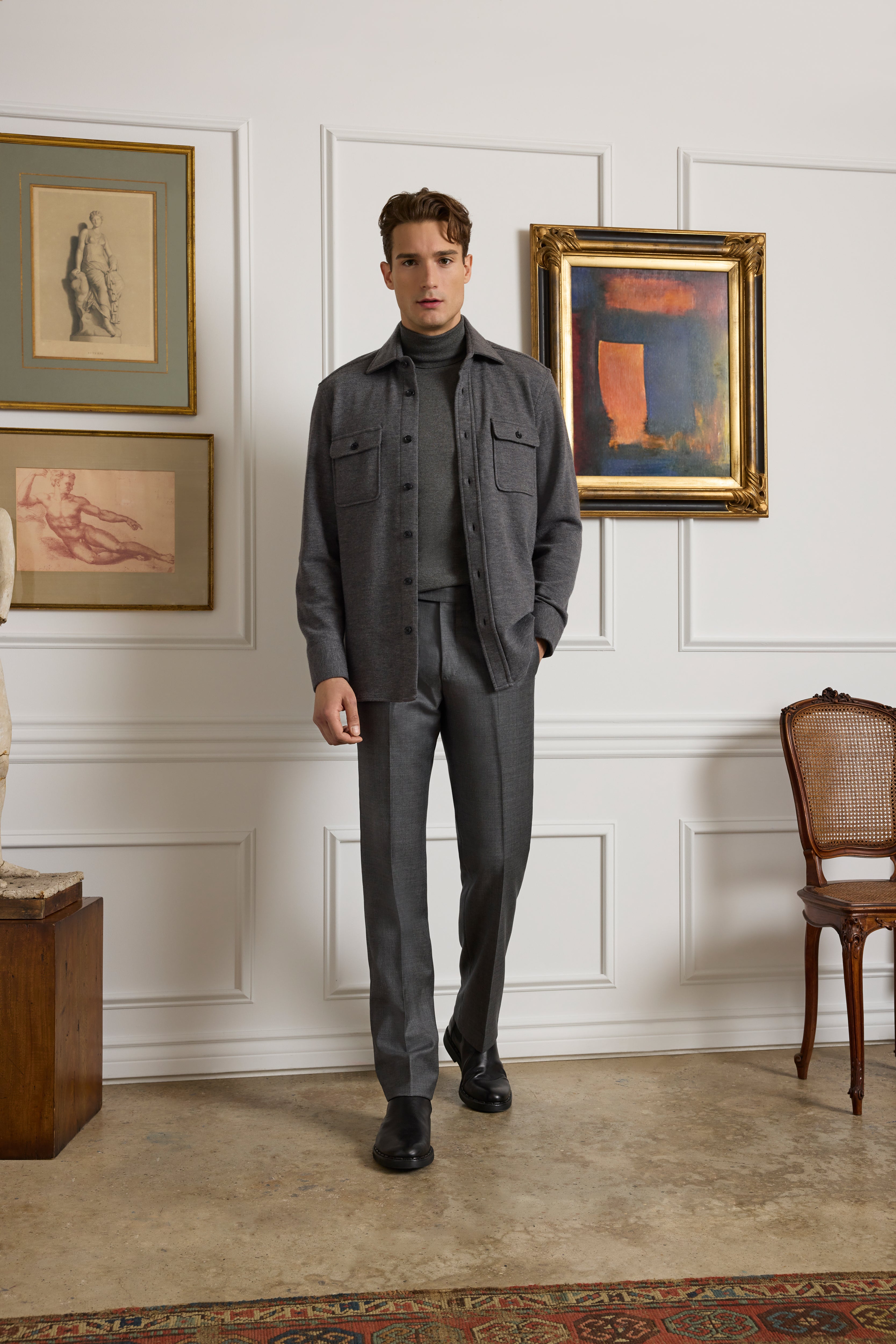 Devon Sharkskin Trouser
