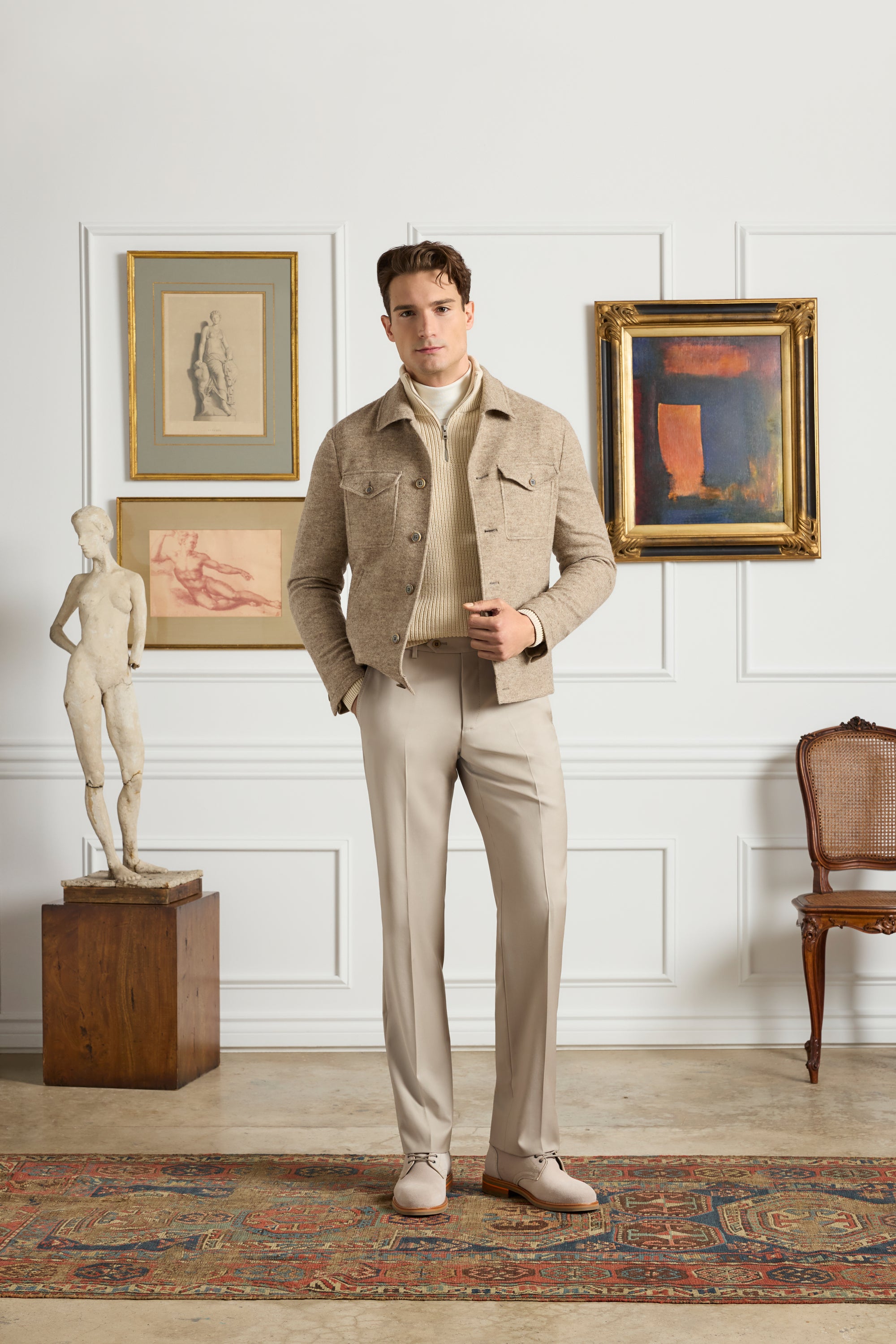 Devon Super 110s Serge Trouser