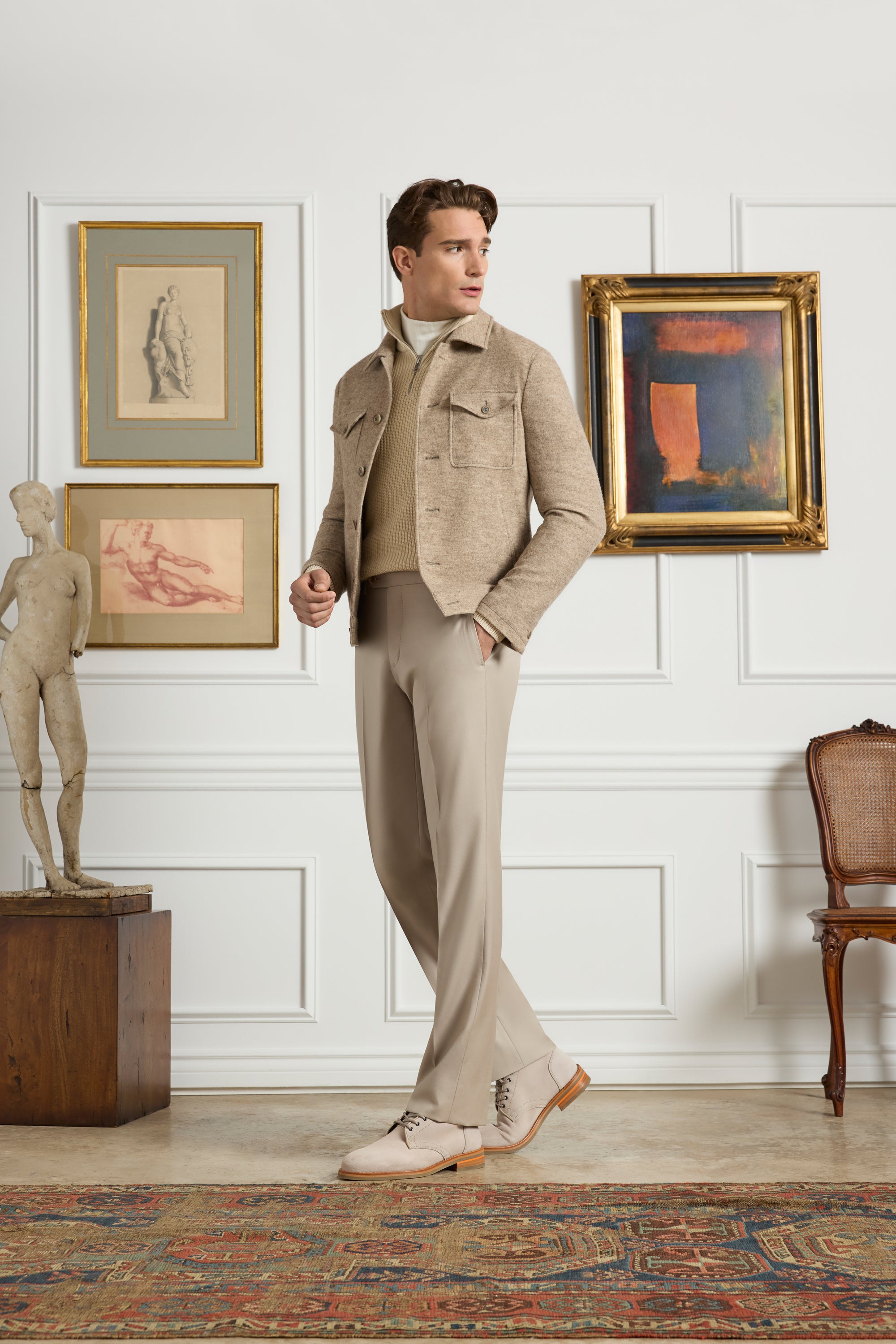 Devon Super 110s Serge Trouser