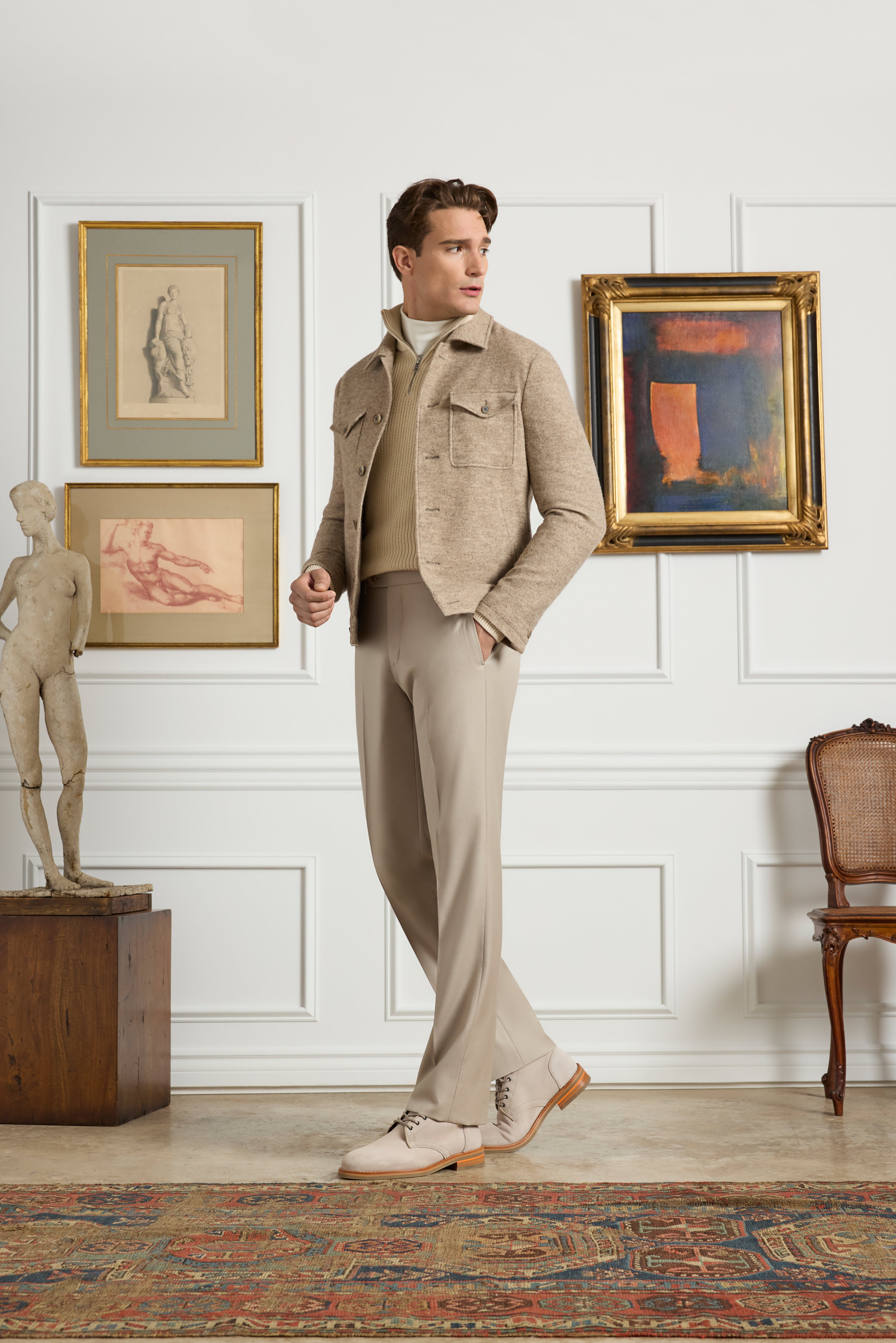 Devon Super 110s Serge Trouser