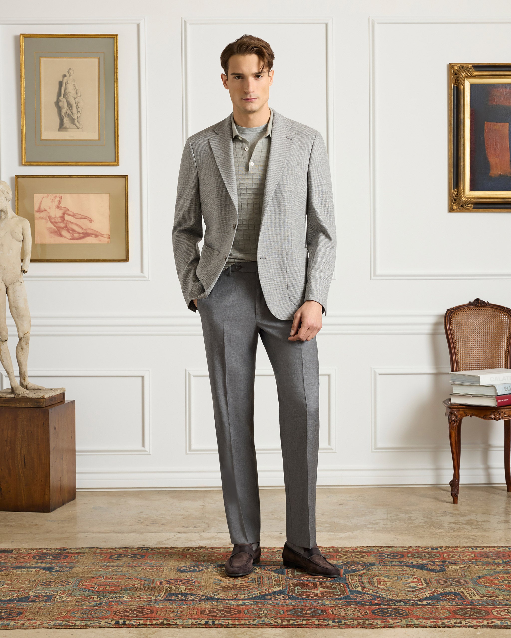 Devon Super 110s Serge Trouser
