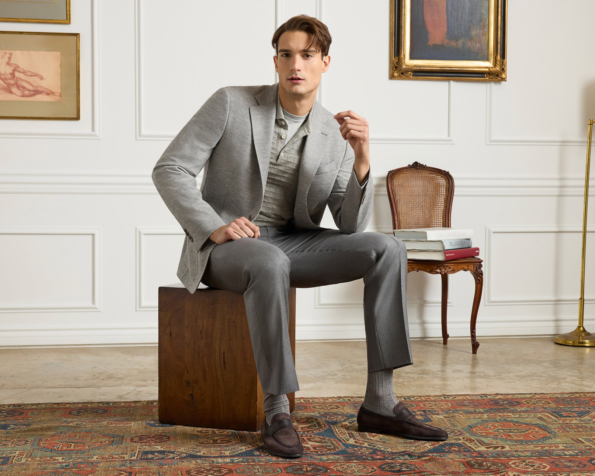 Devon Super 110s Serge Trouser