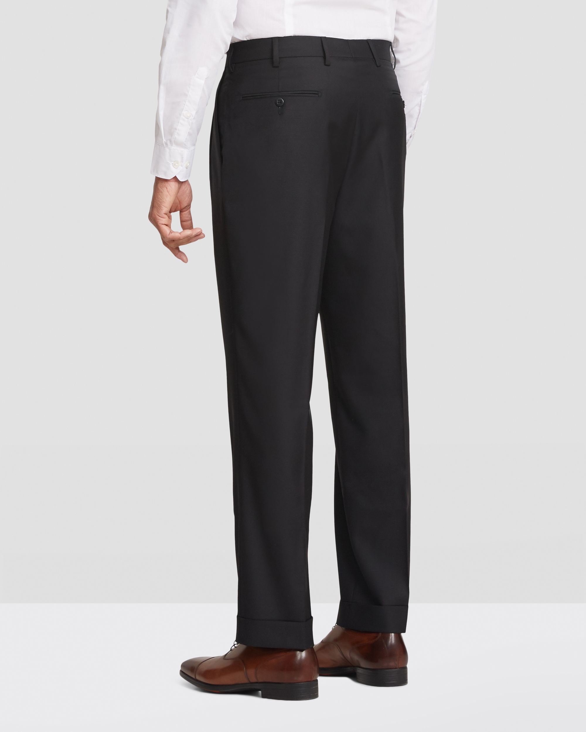 Bennett Wool Double Pleated Trousers