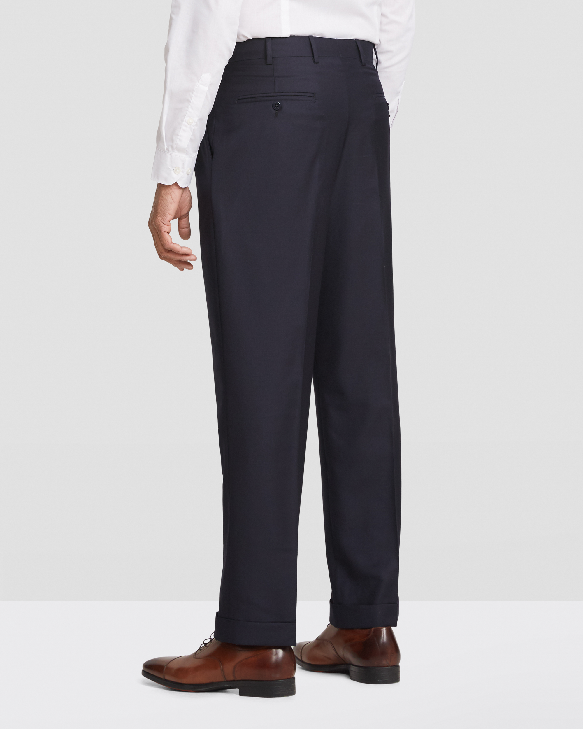 Bennett Wool Double Pleated Trousers