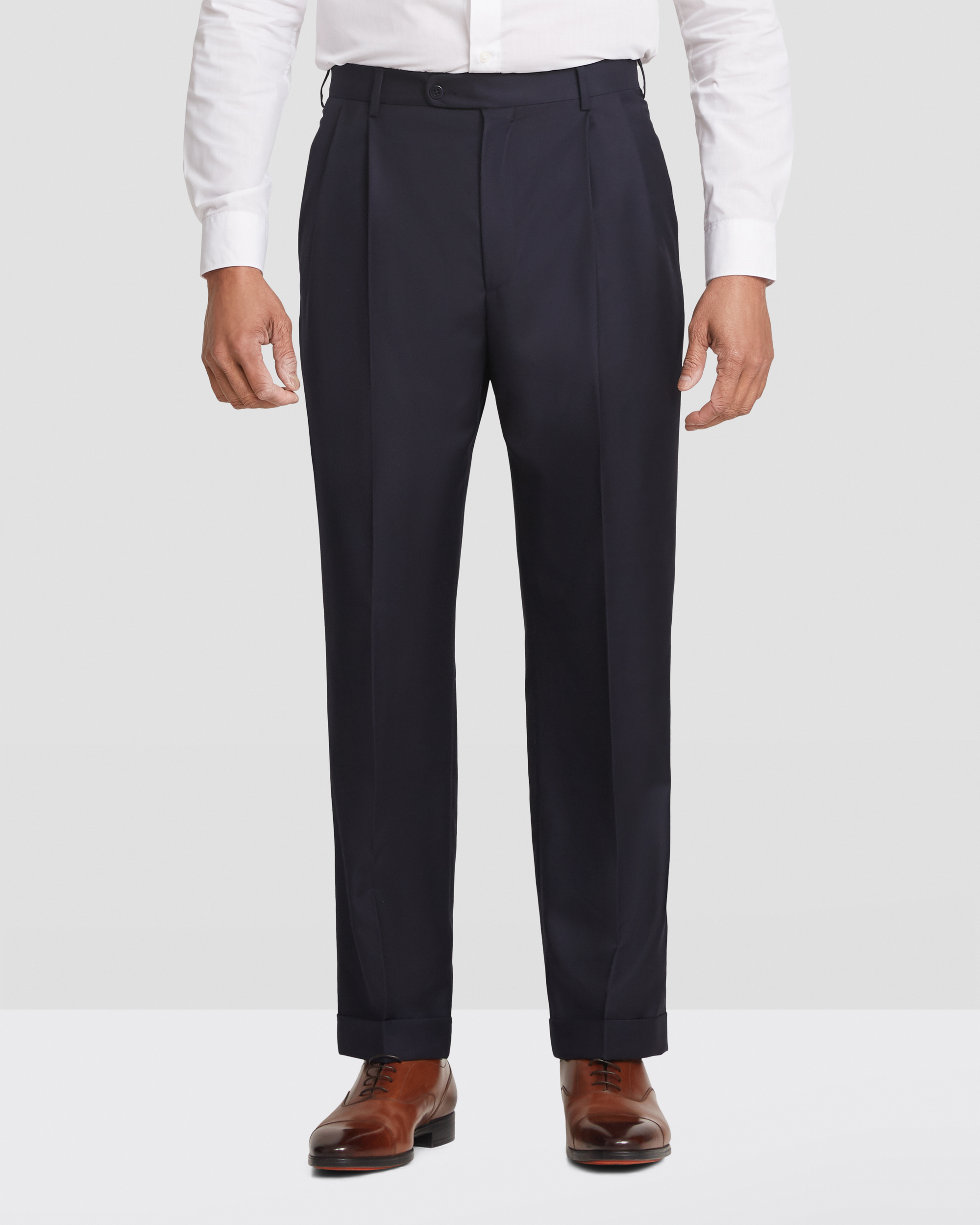 Bennett Wool Double Pleated Trousers