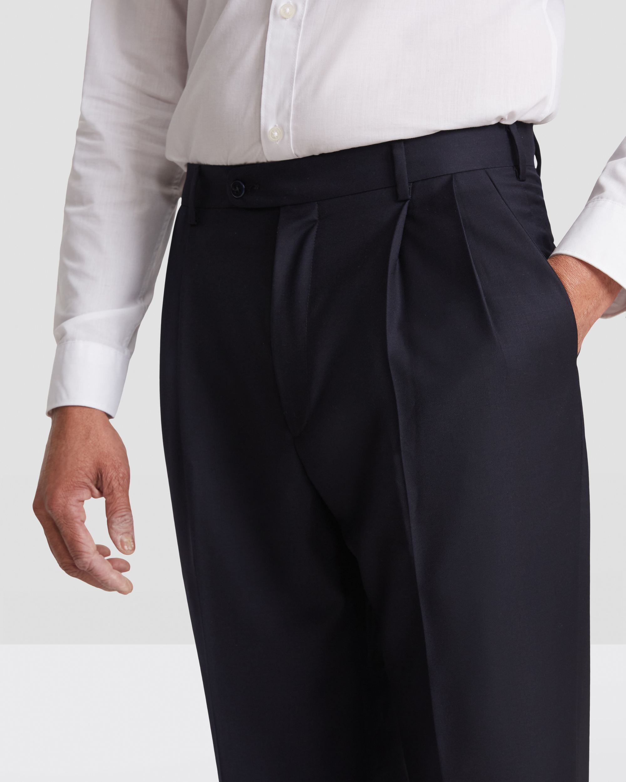Bennett Wool Double Pleated Trousers