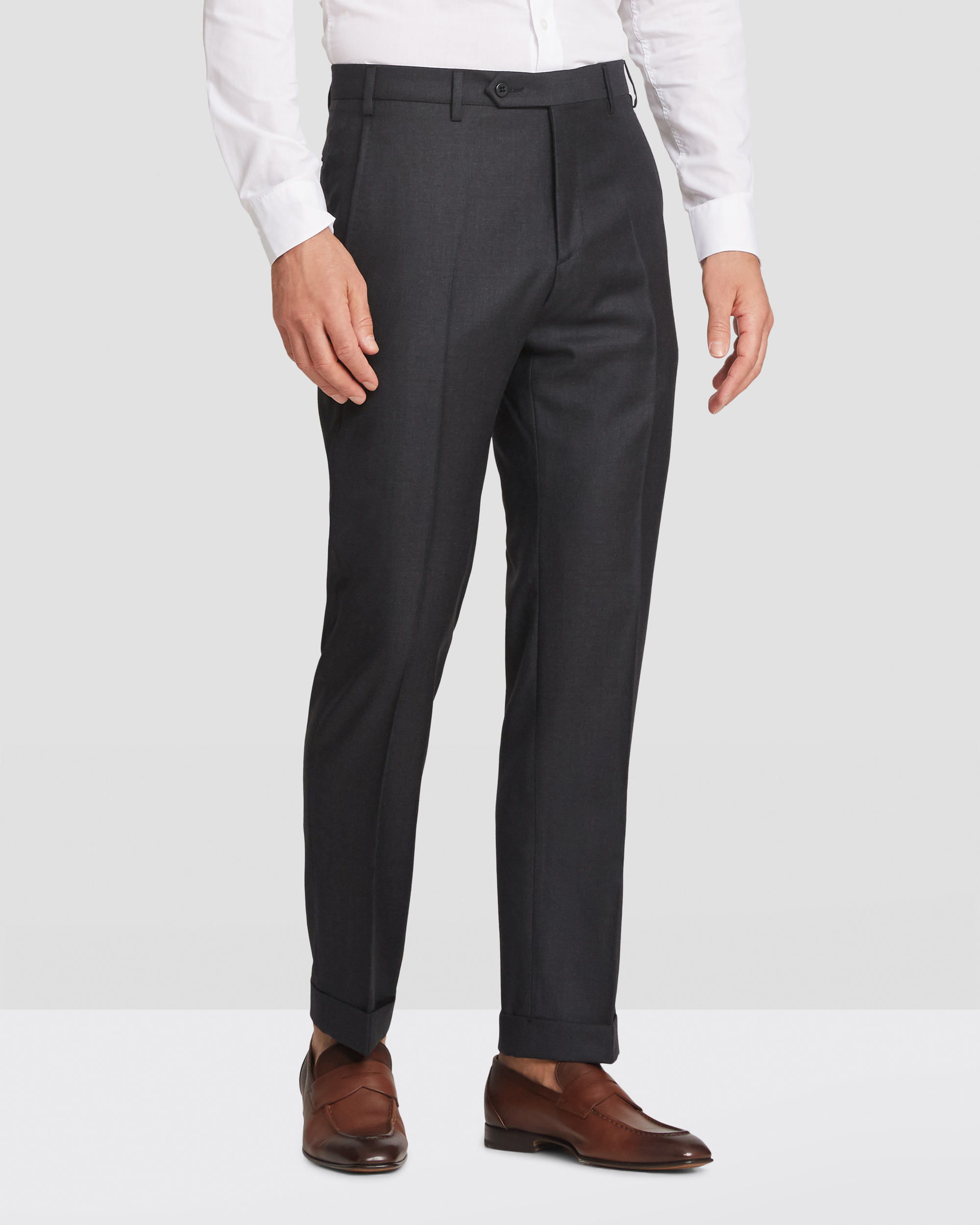 Bennett Wool Double Pleated Trousers