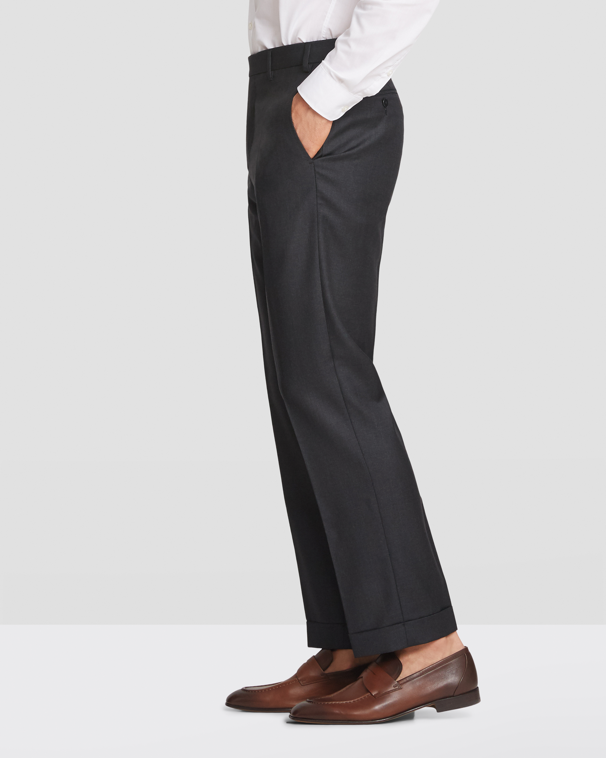 Bennett Wool Double Pleated Trousers