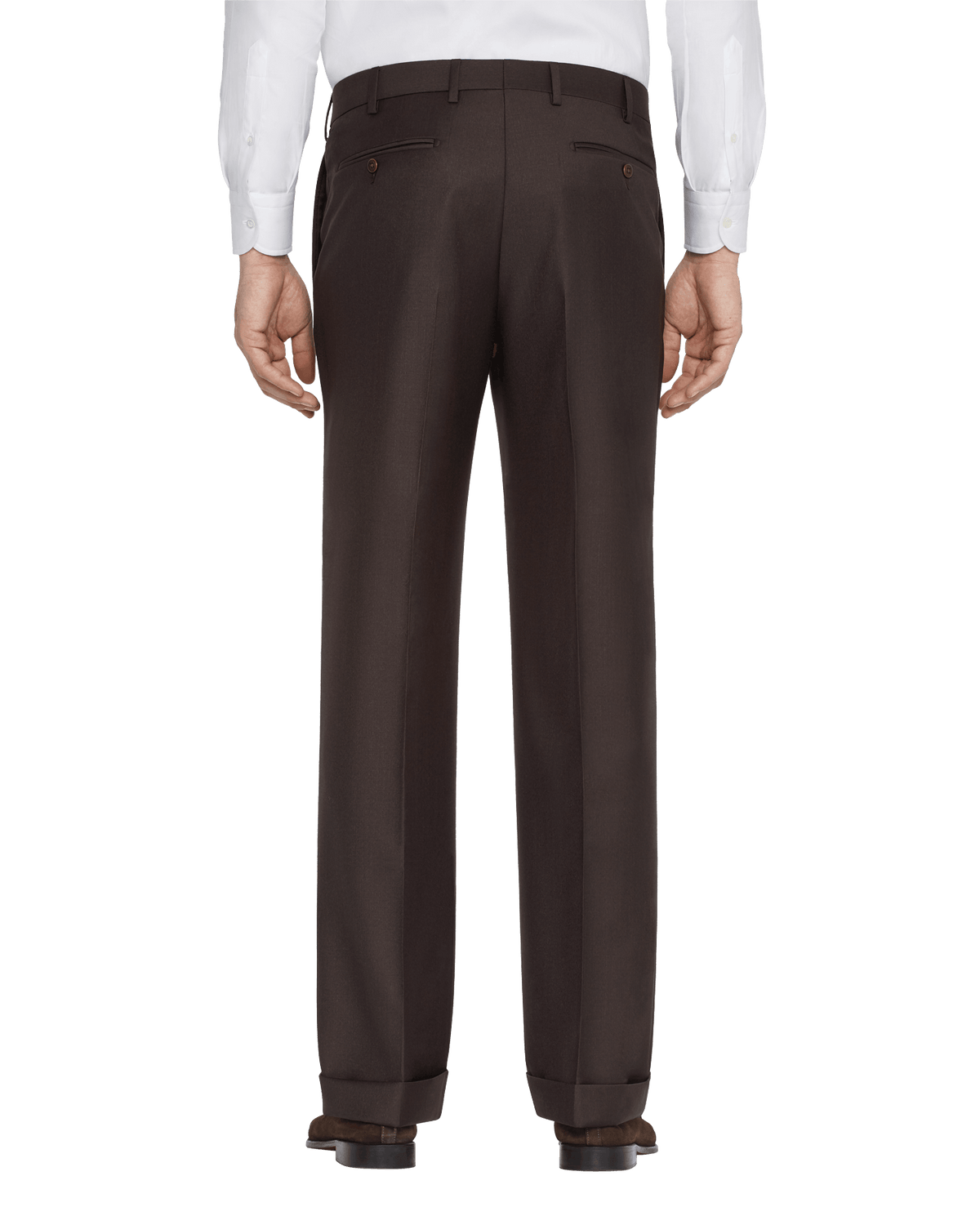 Todd Flat Front Wool Serge Trouser