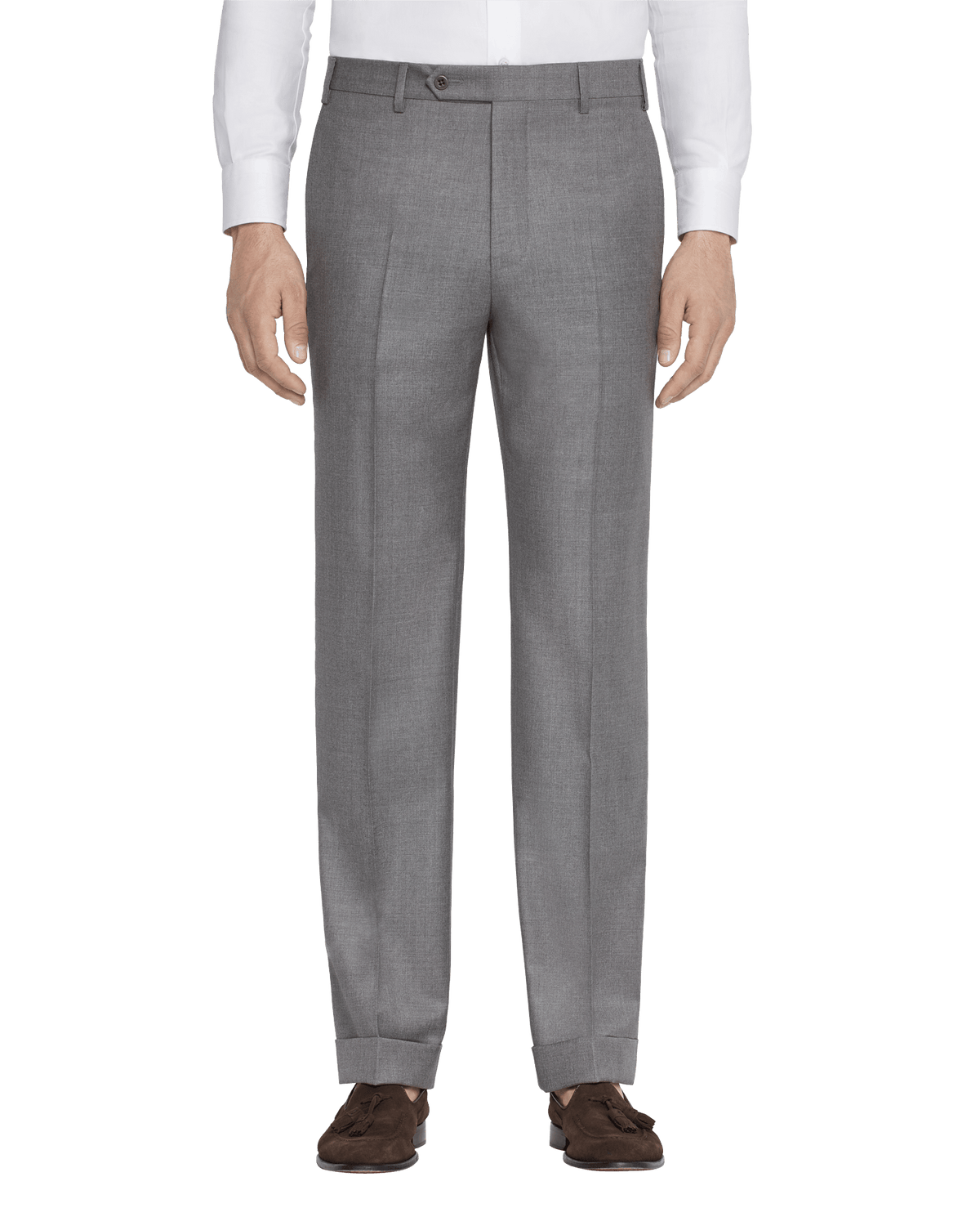 Todd Flat Front Wool Serge Trouser