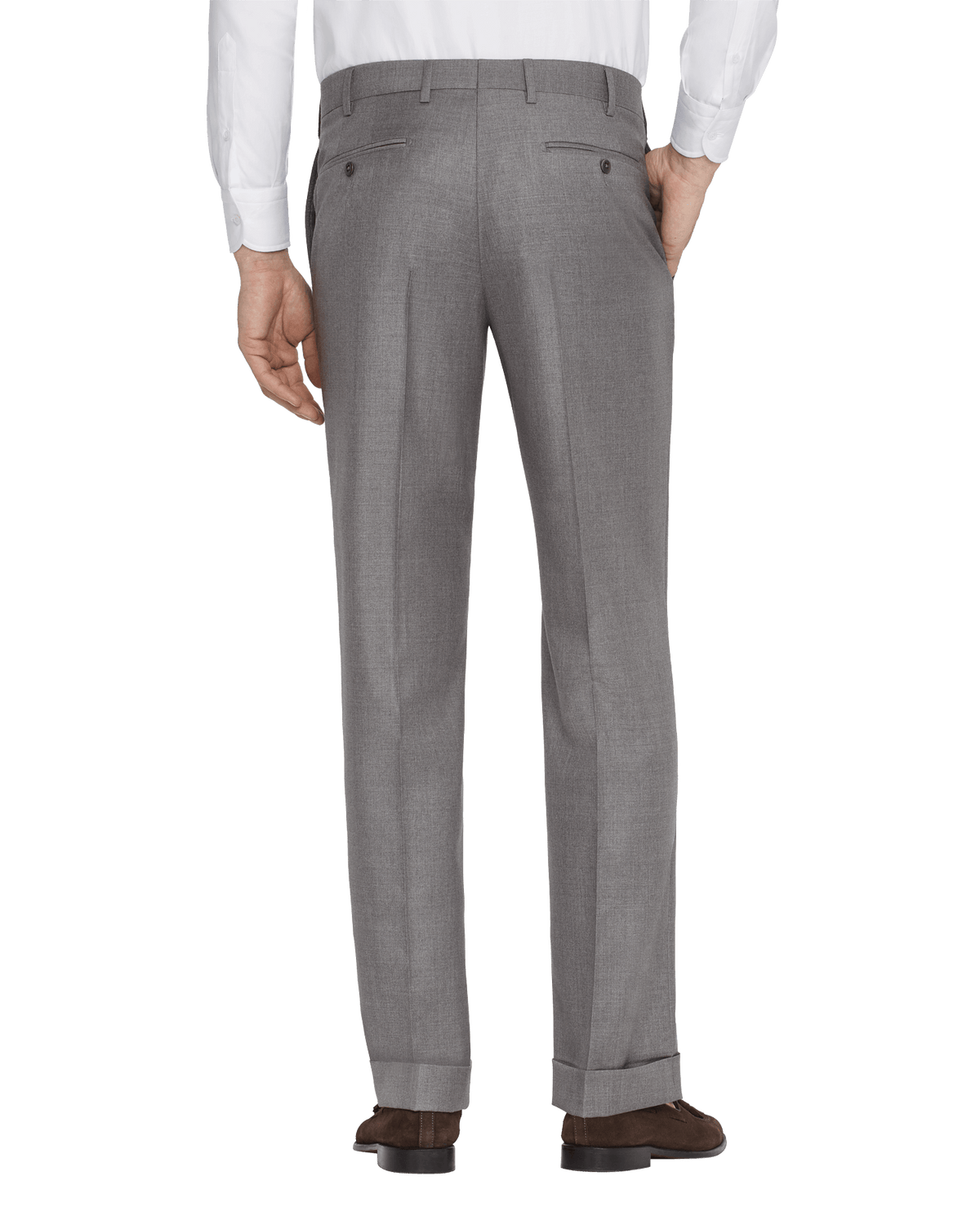 Todd Flat Front Wool Serge Trouser