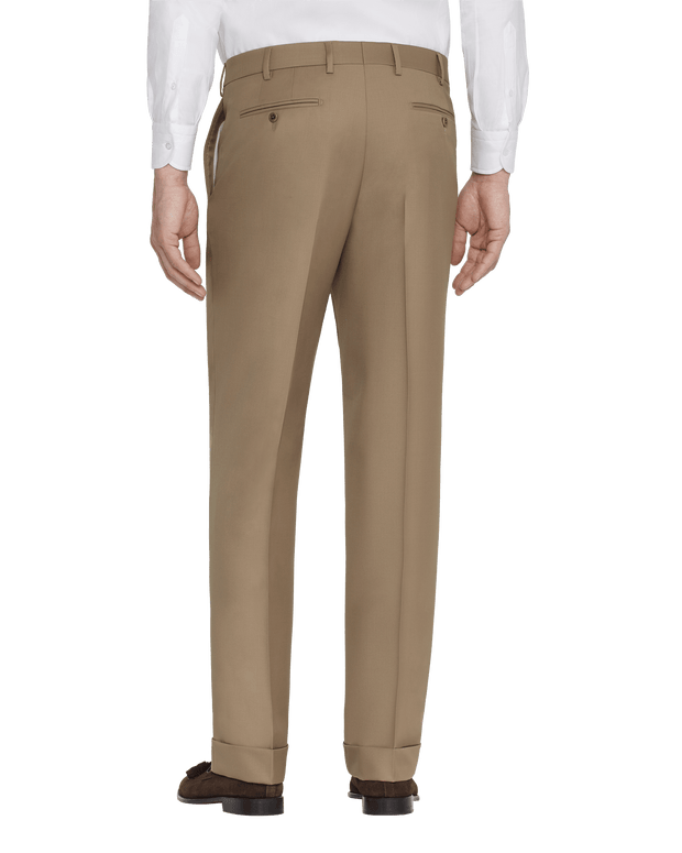 Todd Flat Front Wool Serge Trousers