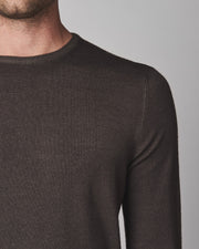 Washed Merino Crewneck Sweater