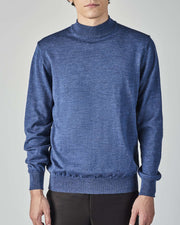 Merino Mock Neck Sweater